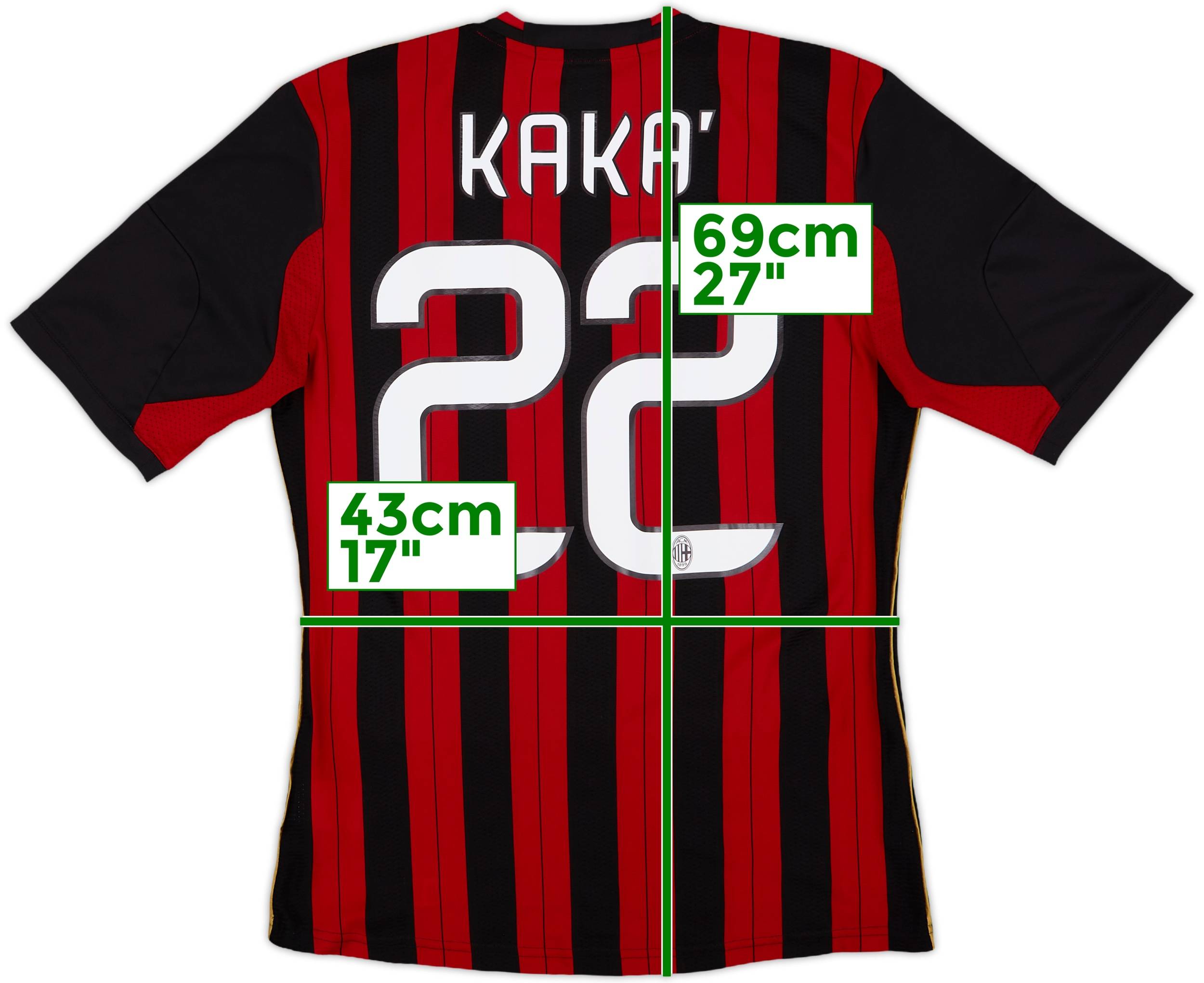 ACミラン KAKA 22番 シャツ Amazon | 復古版 ACミラン サッカー ユニフォーム 2006 シーズン
