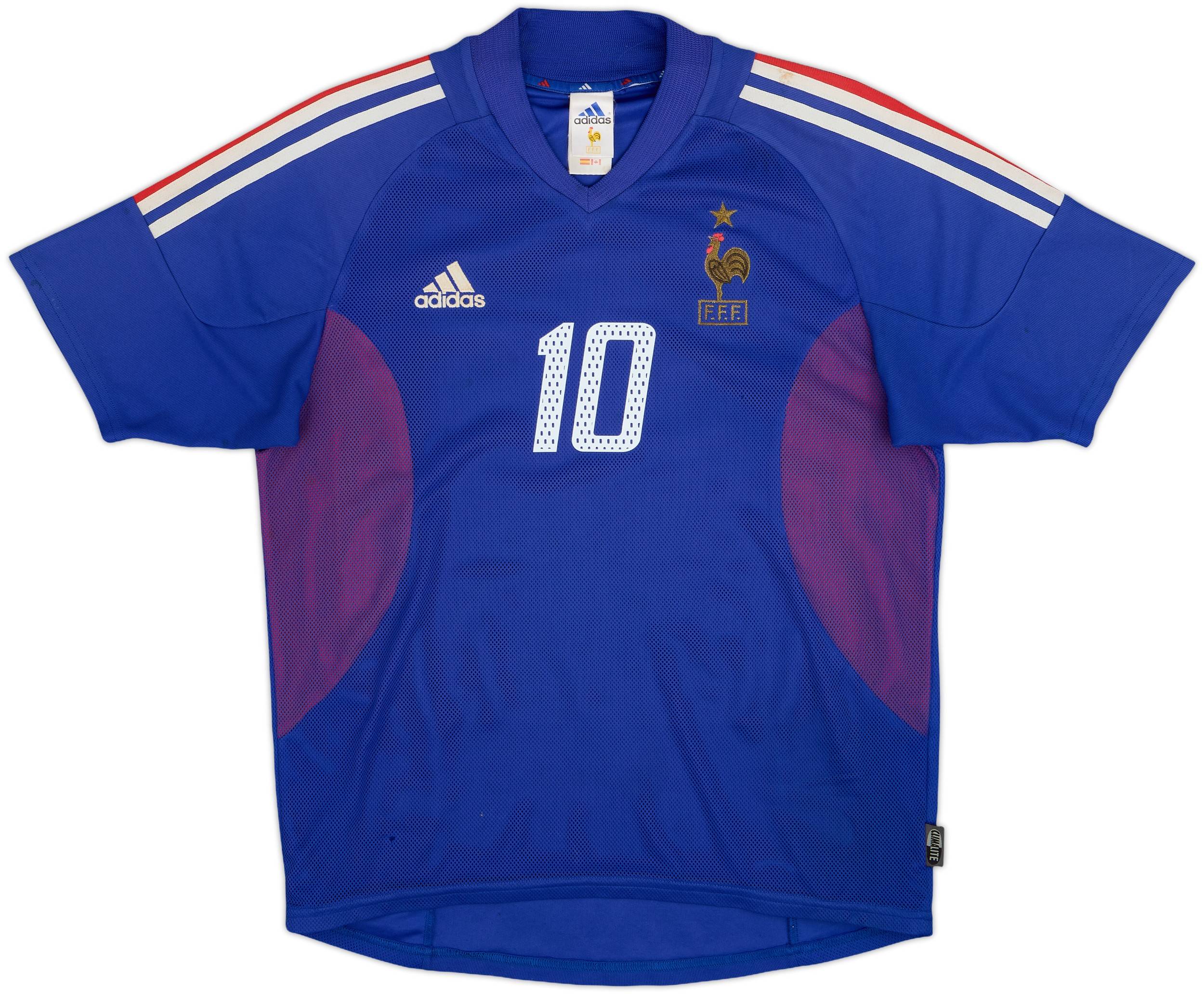 フランス代表 ZIDANE（ジダン）背番号10 シャツ adidas フランス代表 ZIDANE 10番 シャツ adidas フランス代表