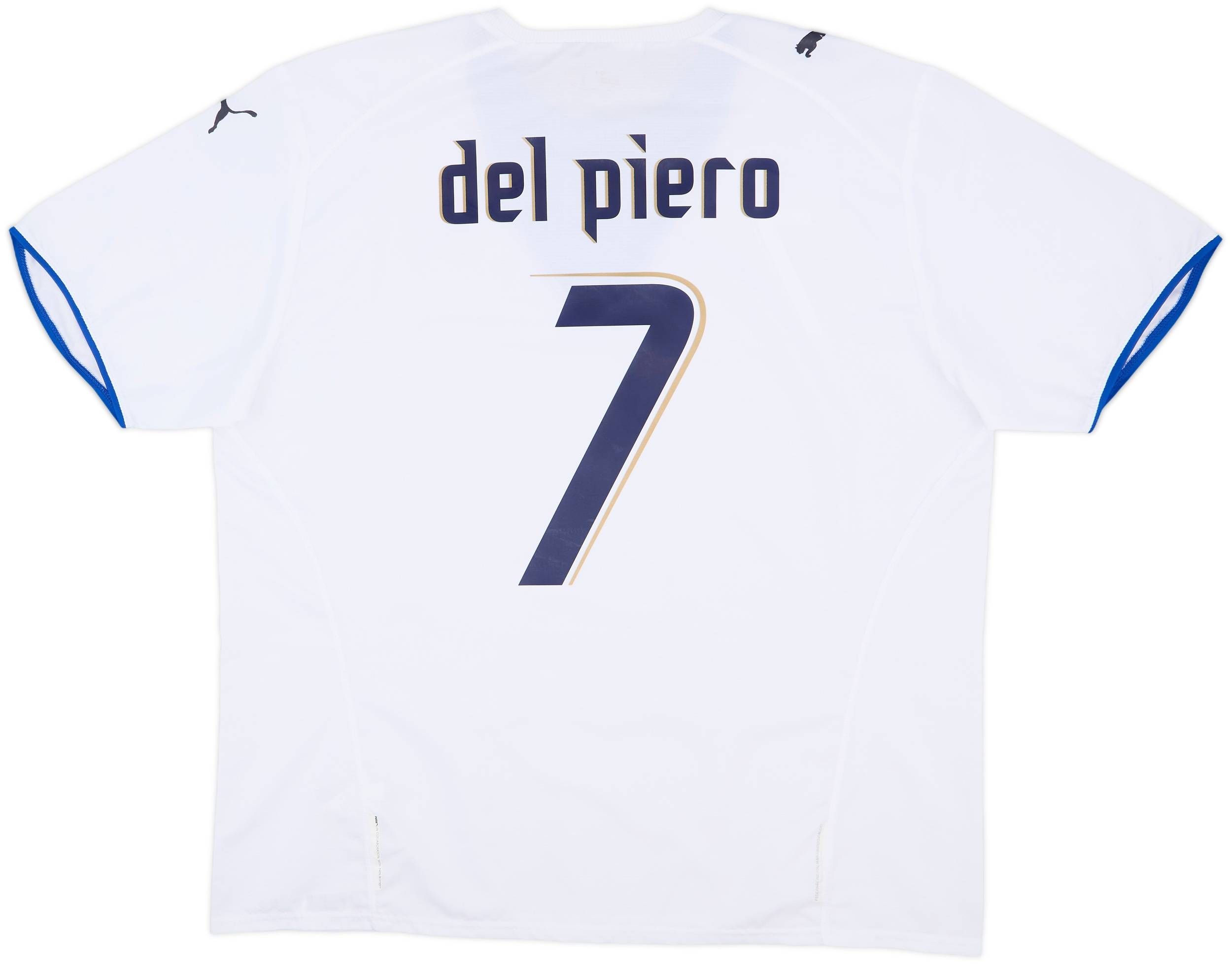 2006 Italy Away Shirt Del Piero #7 - 9/10 - (XXL)