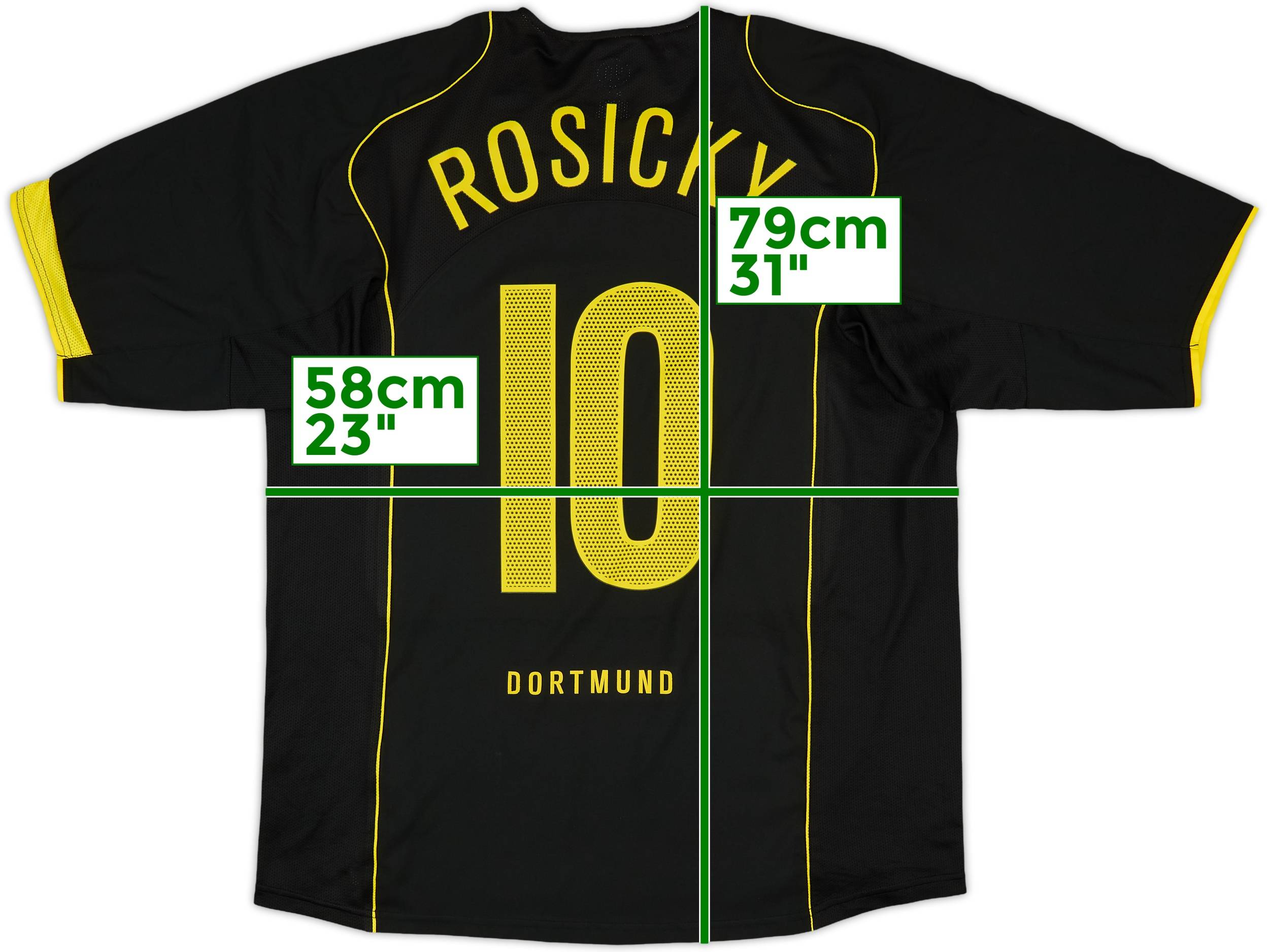 2004-05 Borussia Dortmund Away Shirt Rosicky #10 - 10/10 - (XL)
