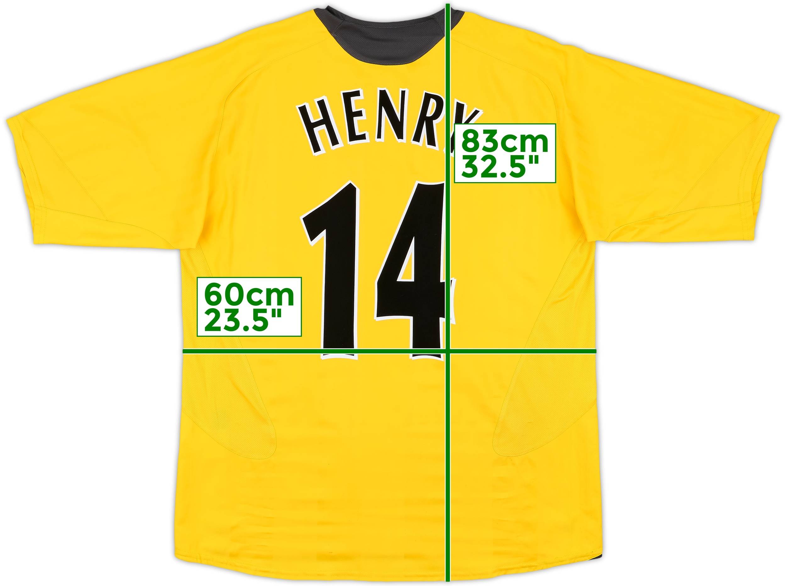 2006-07 Arsenal Away Shirt Henry #14 - 8/10 - (XL)