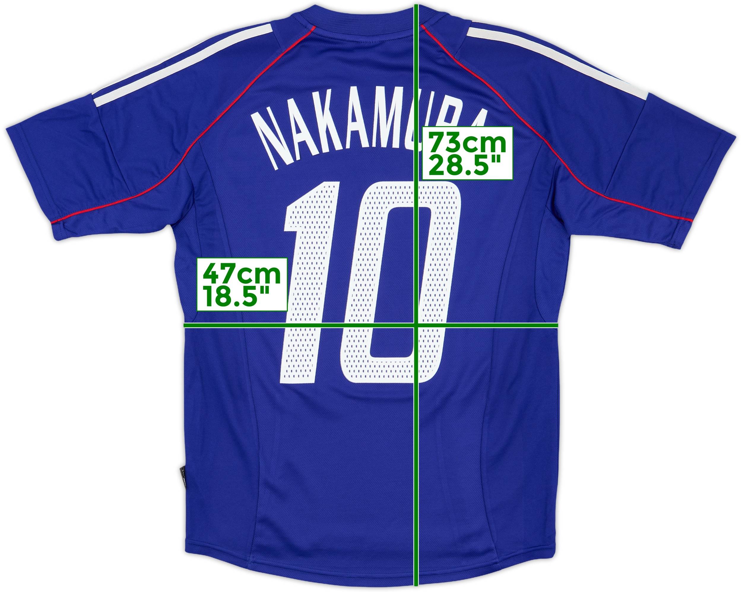 adidas サッカーシャツ NAKAMURA 10 2002-04 Japan Home Shirt Nakamura #10 (L)