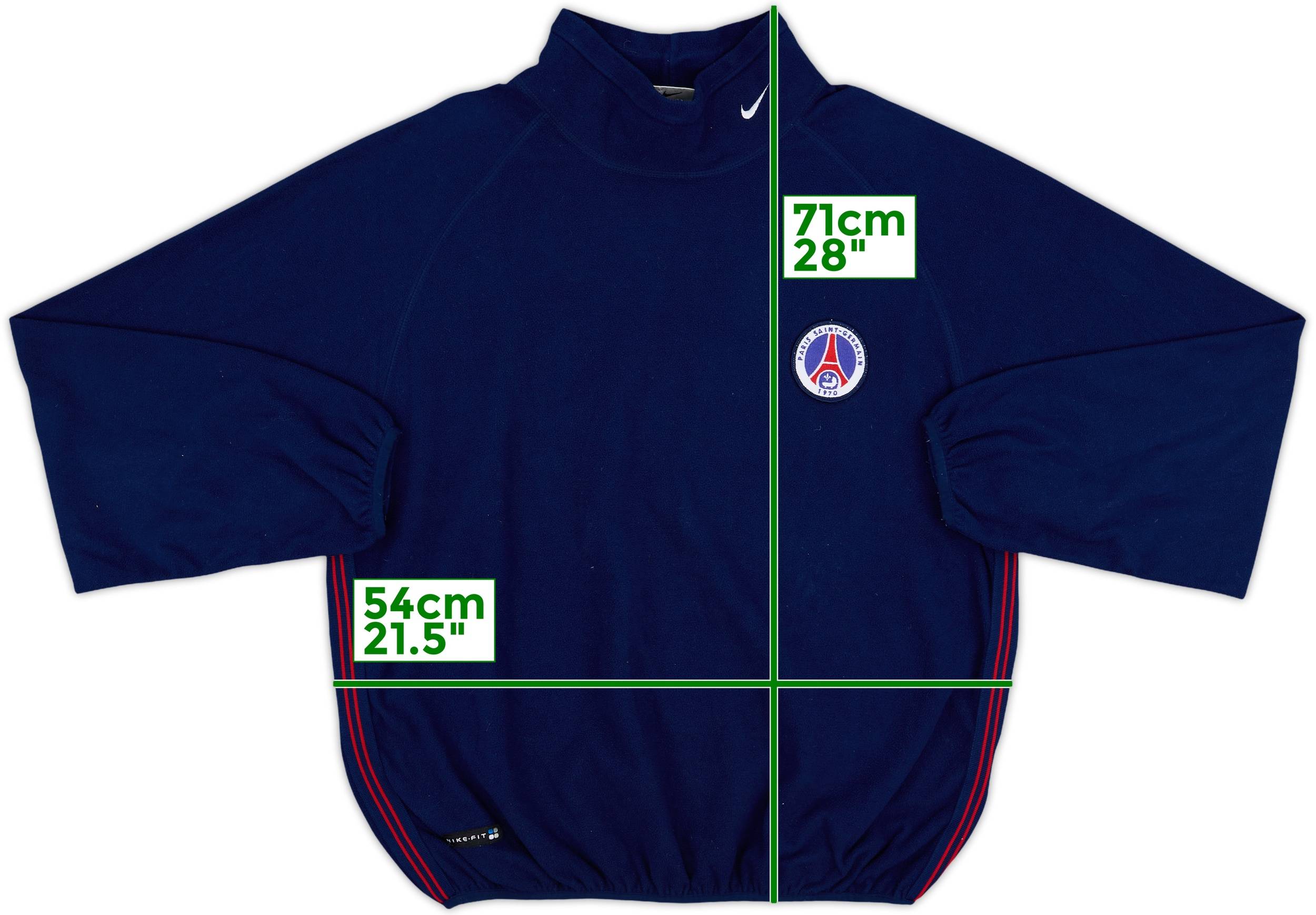 Nike Paris Saint-Germain ユニフォーム98-99 1998/99 PSG Away Football Shirt / Official Vintage Nike