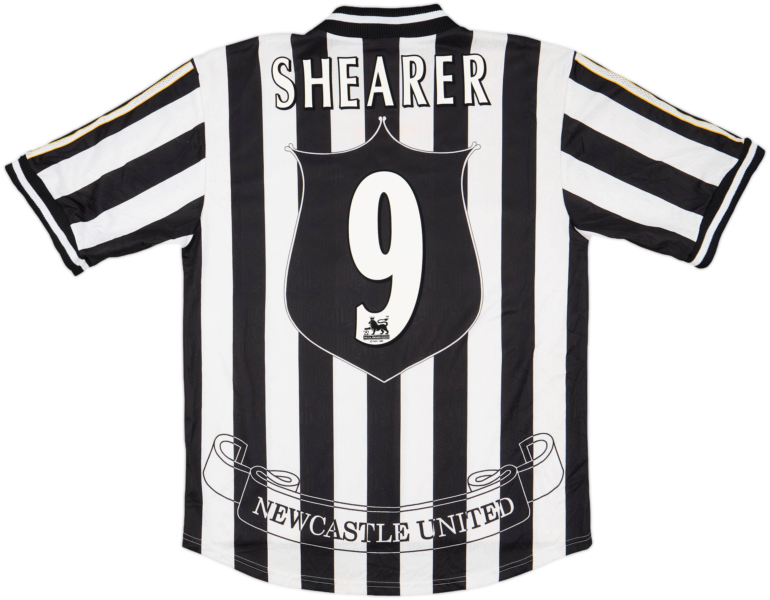 1997-99 Newcastle Home Shirt Shearer #9 - 9/10 - (L)