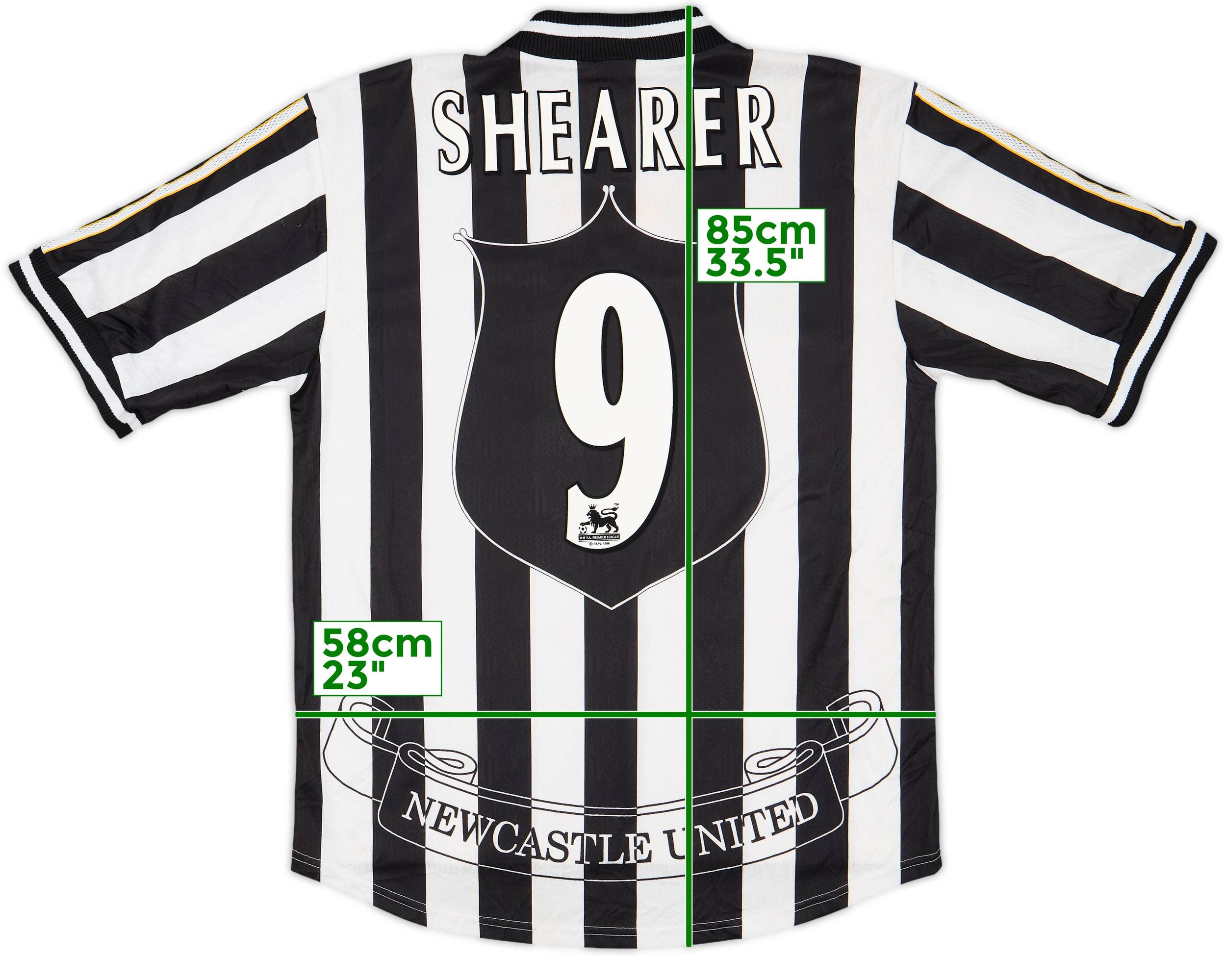 Newcastle United SHEARER 9番シャツ NEWCASTLE UNITED 2000/2001 AWAY FOOTBALL SHIRT ADIDAS SOCCER