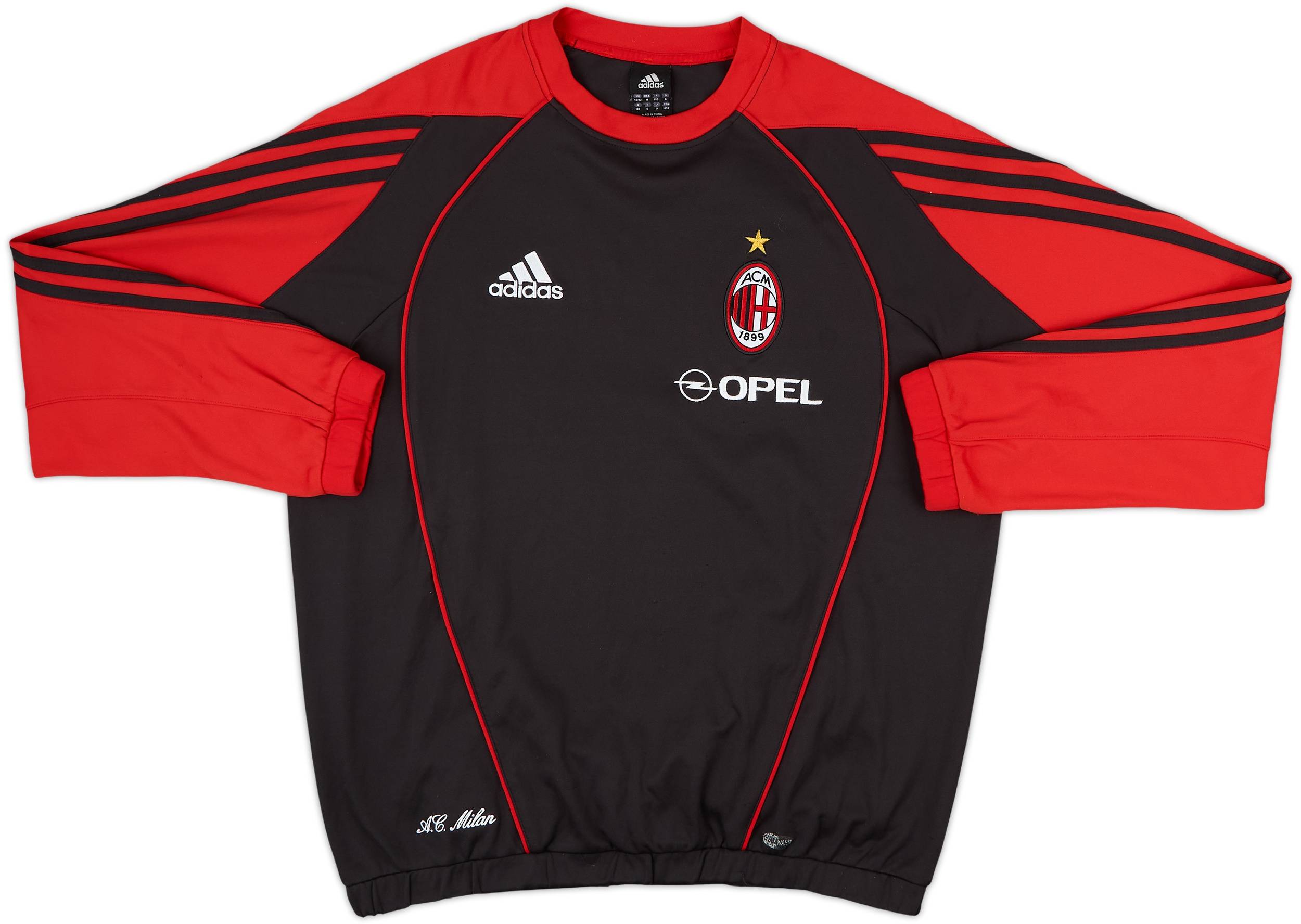 2005-06 AC Milan adidas Sweat Top - 8/10 - (M/L)