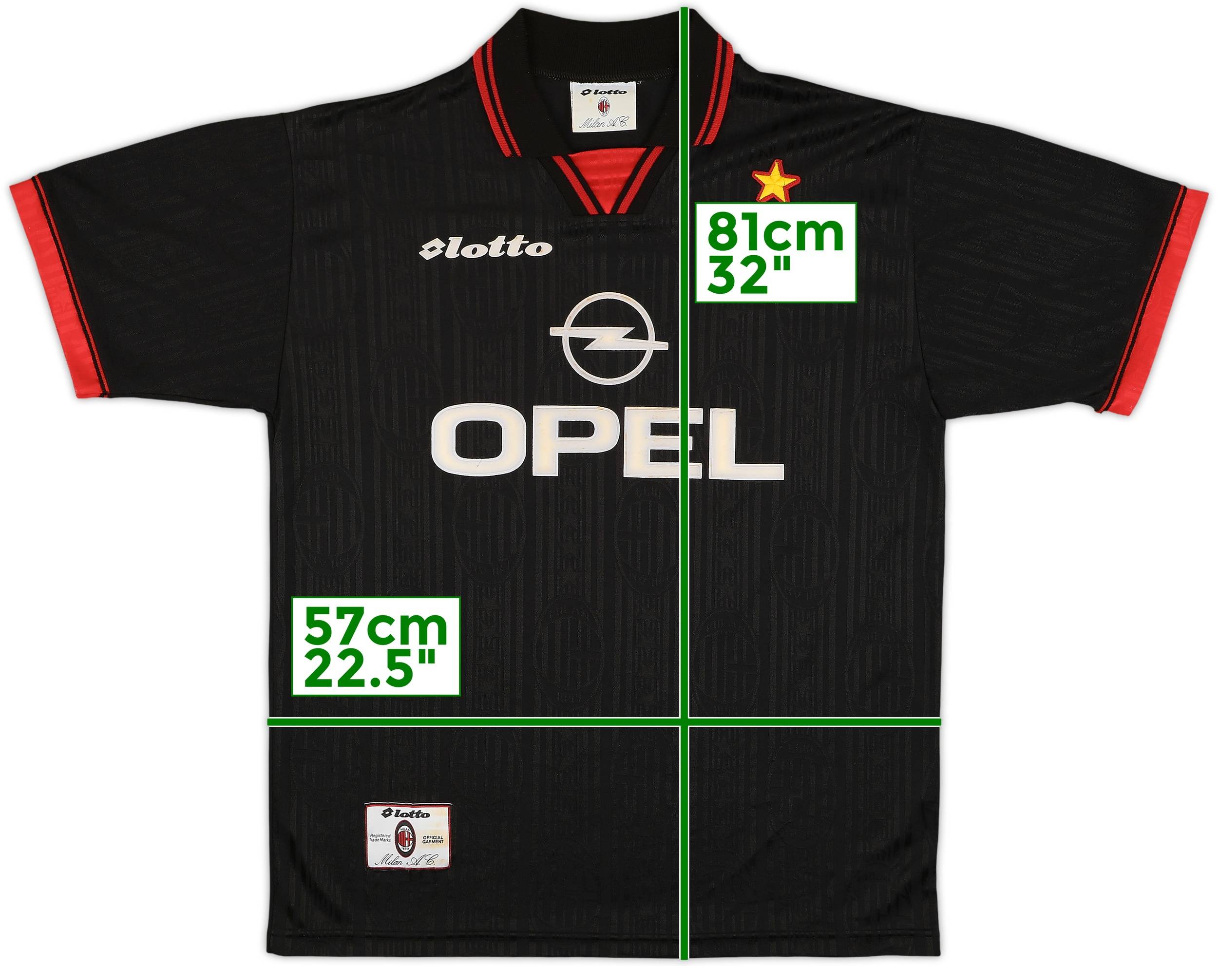 90sACミランユニフォームLotto製OPELスポンサー95-96ホームシャツ 90sACミランユニフォームLotto製OPELスポンサー95-96ホーム
