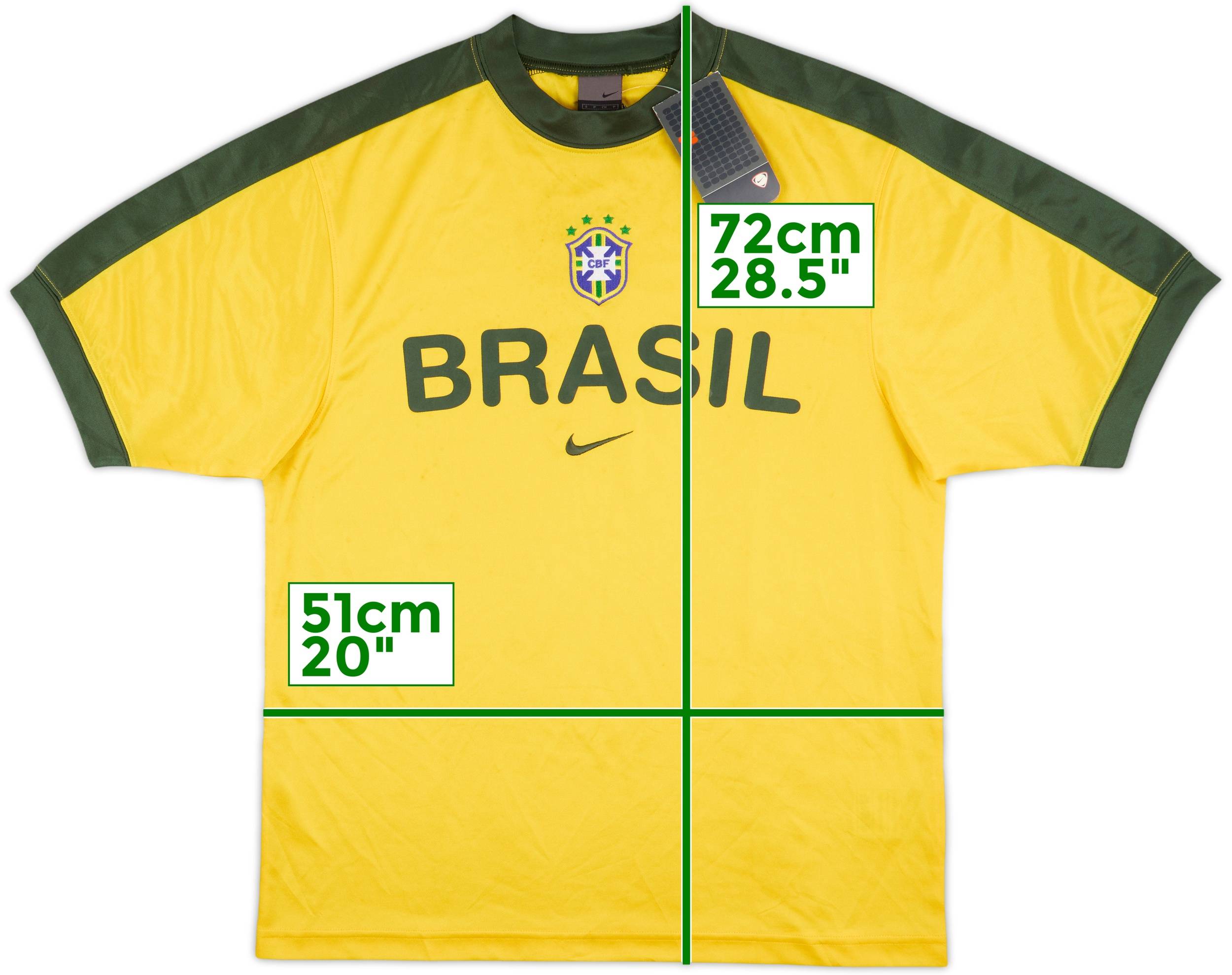 2002-03 Brazil Nike Training Shirt (S)