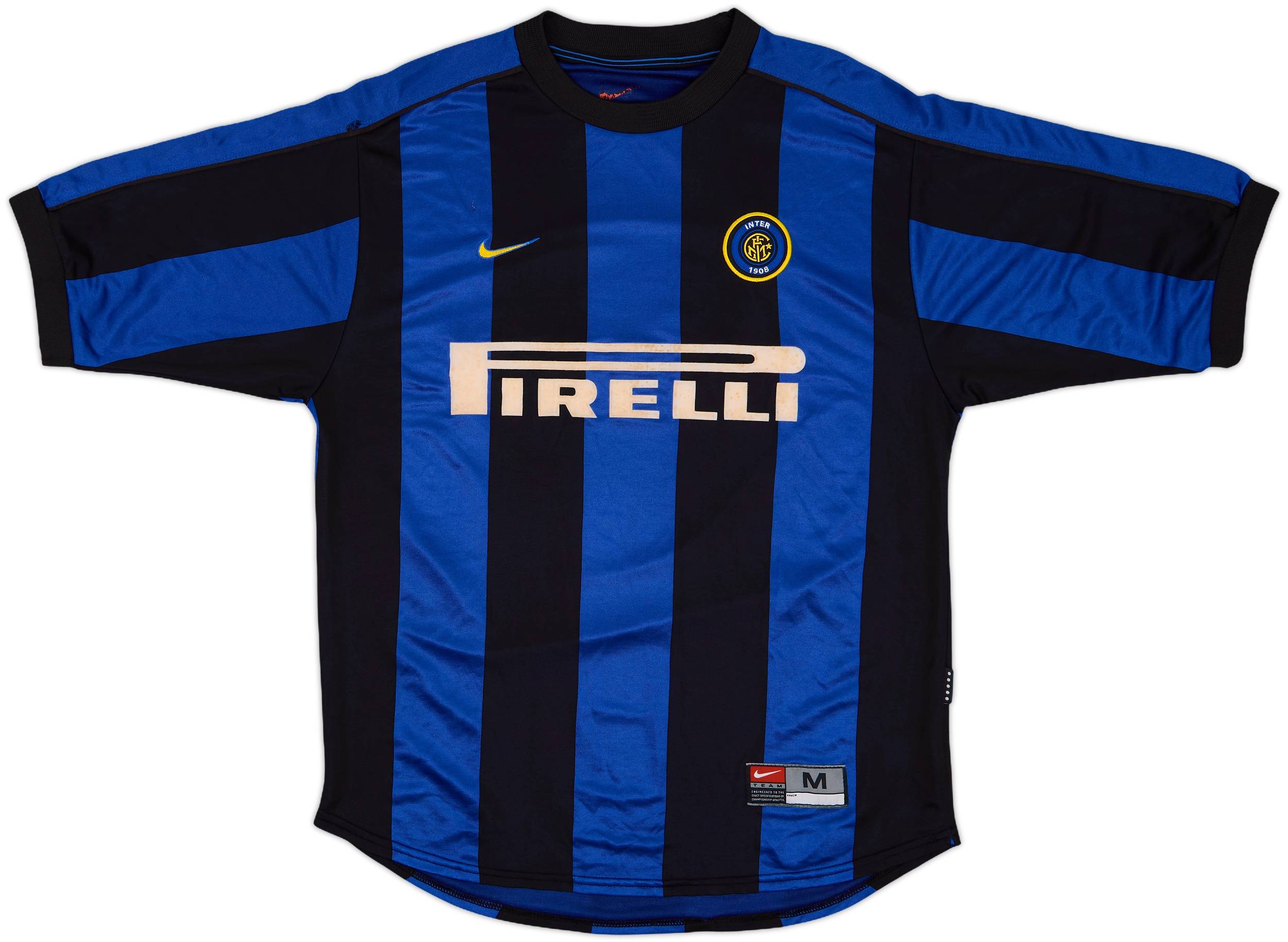 1999-00 Inter Milan Home Shirt Ronaldo #9 - 6/10 - (M)