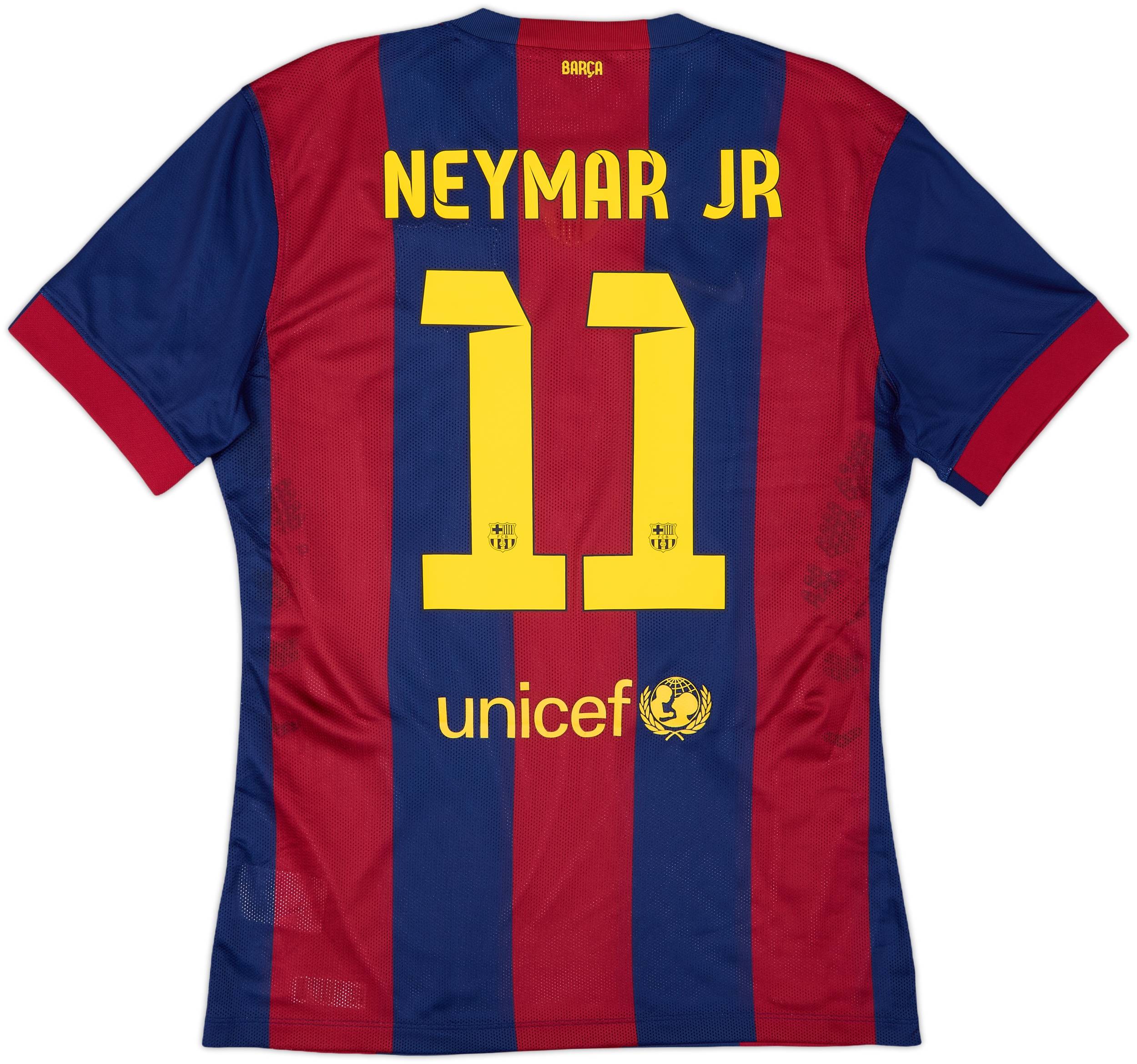 2014-15 Barcelona Authentic Home Shirt Neymar Jr #11 (L)