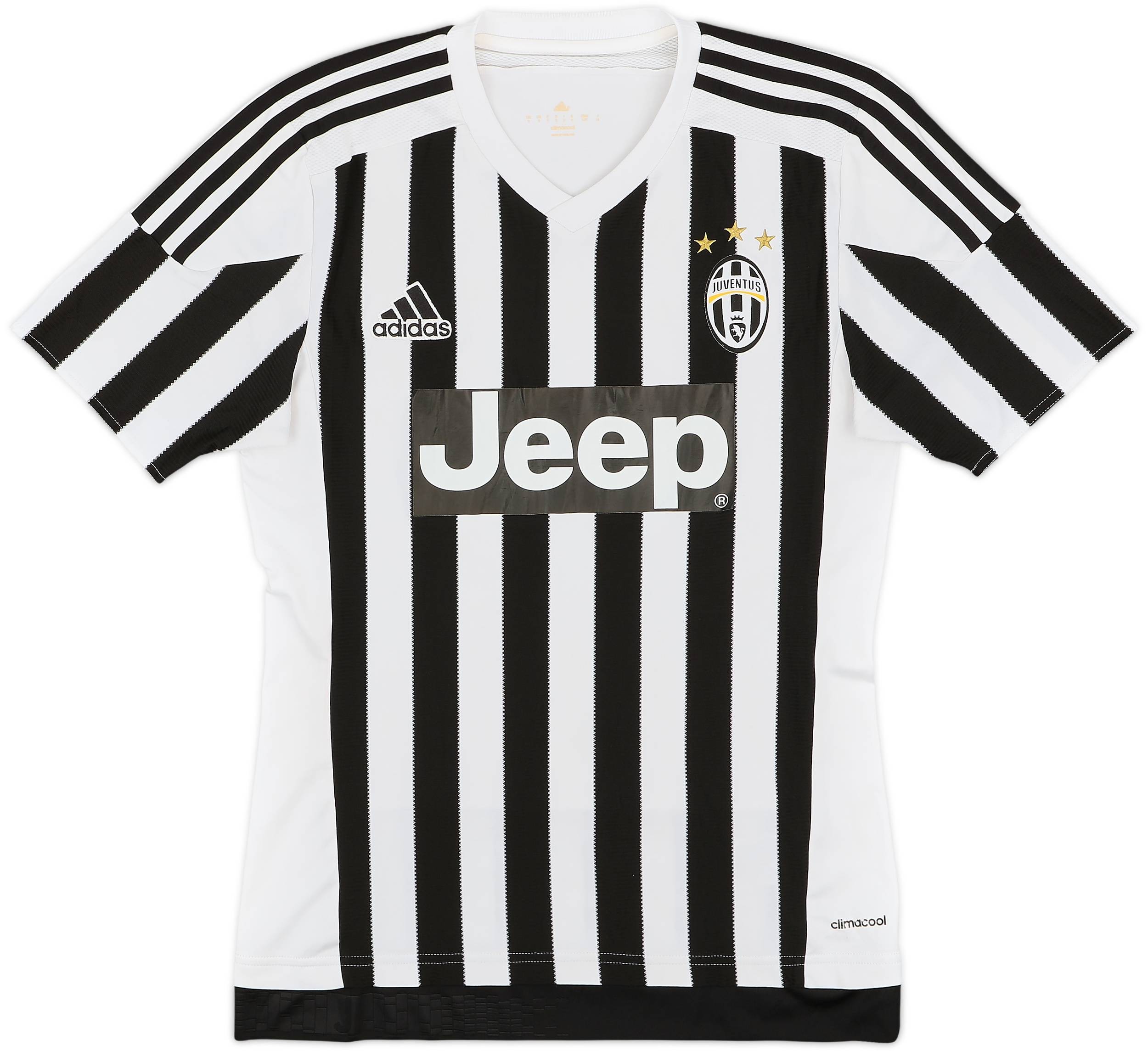 ウェア adidas Juventus 2015-2016 Home Shirt 2015-16 Juventus Home Shirt - 8/10 - (S)