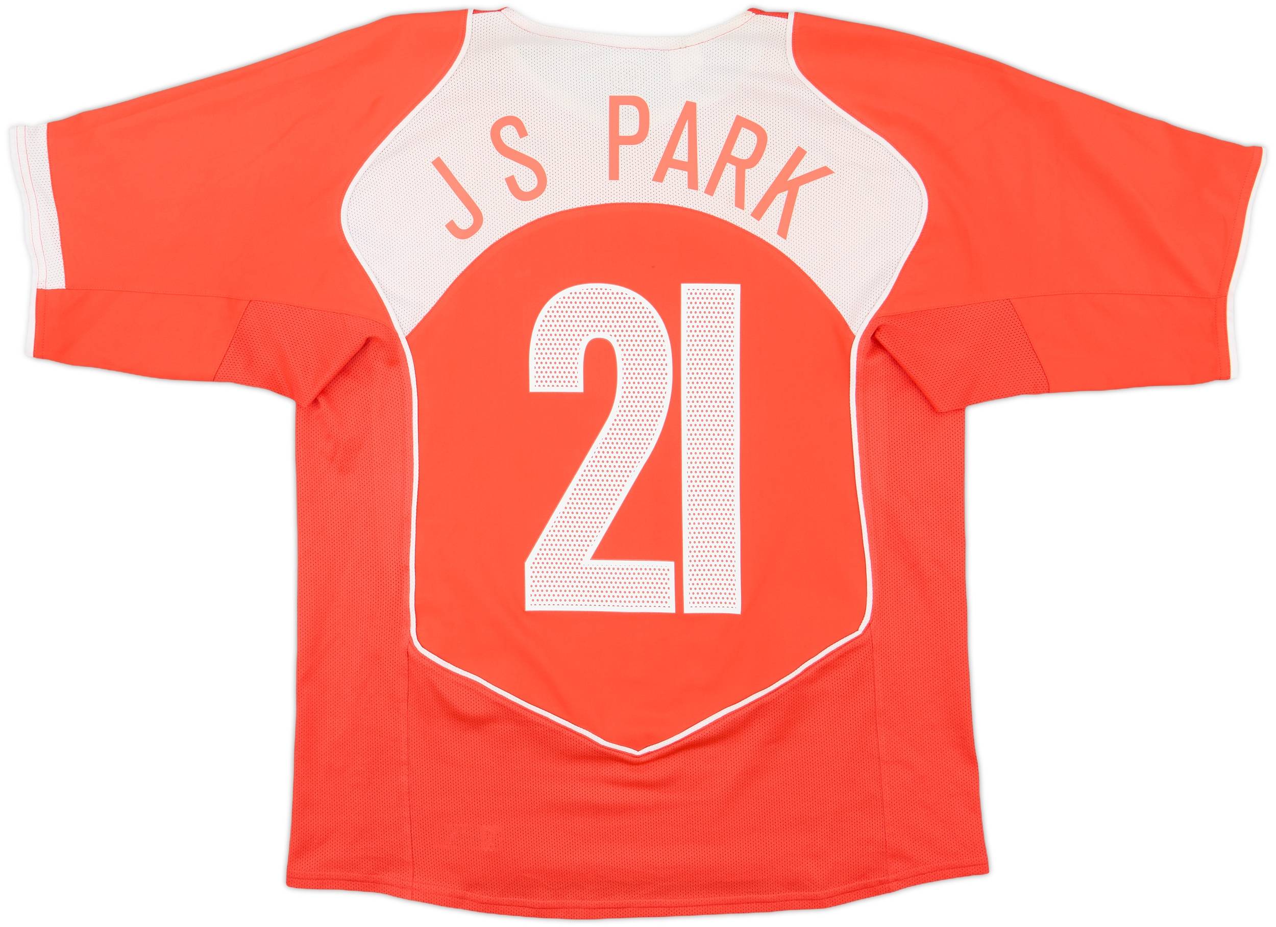 2004-06 South Korea Home Shirt J.S.Park #21 - 7/10 - (L)