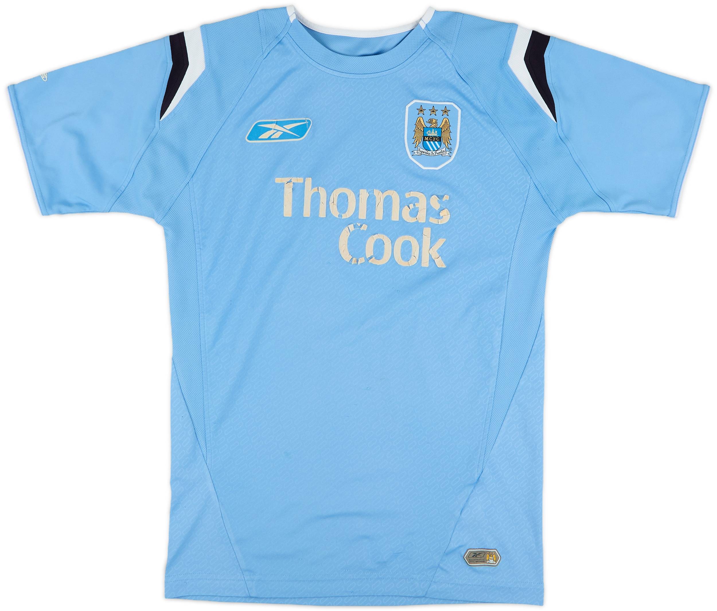 2004-05 Manchester City Home Shirt - 4/10 - (XL.Boys)