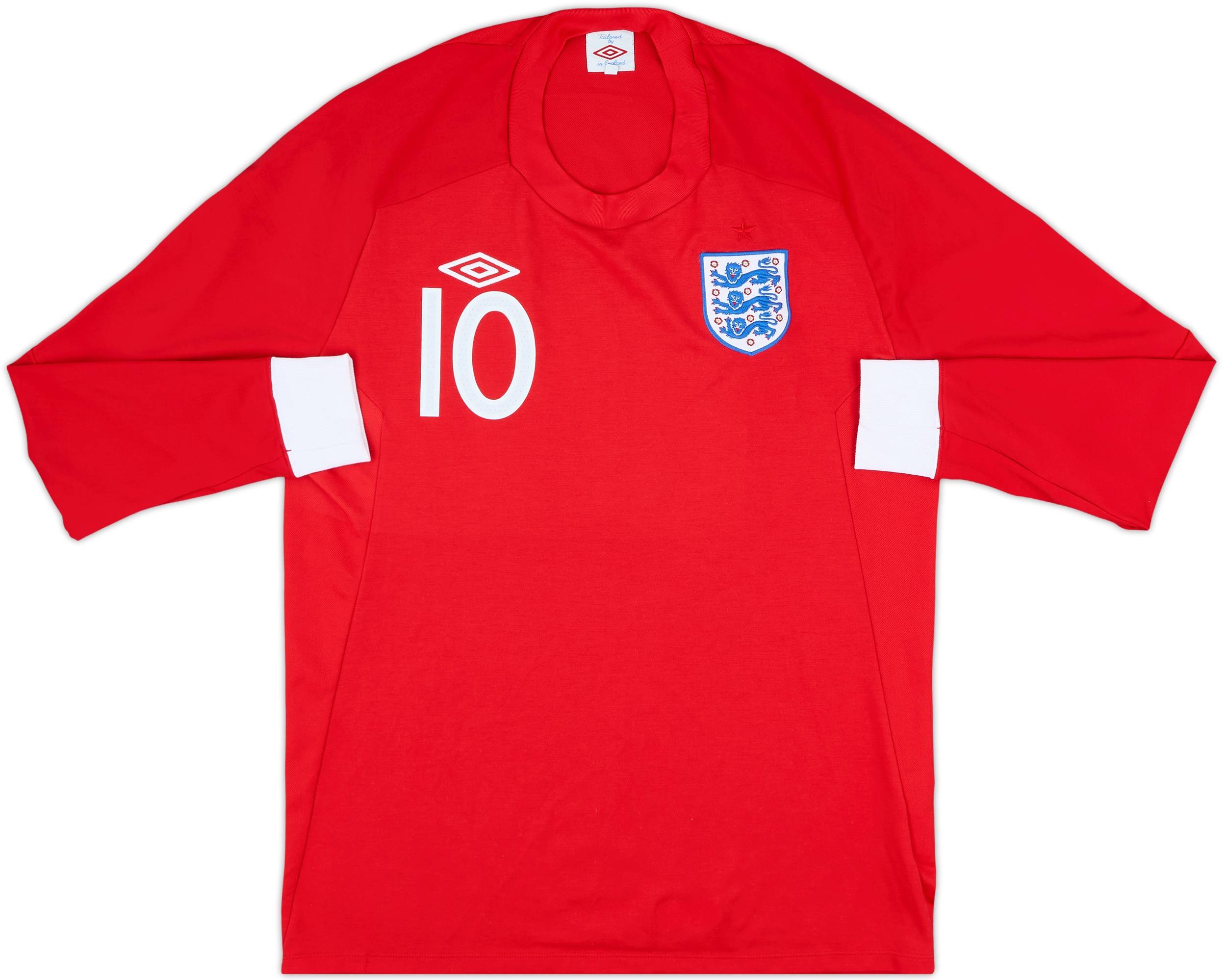 イングランド代表 Rooney シャツ RARE England 2010-2012 away football national team #10