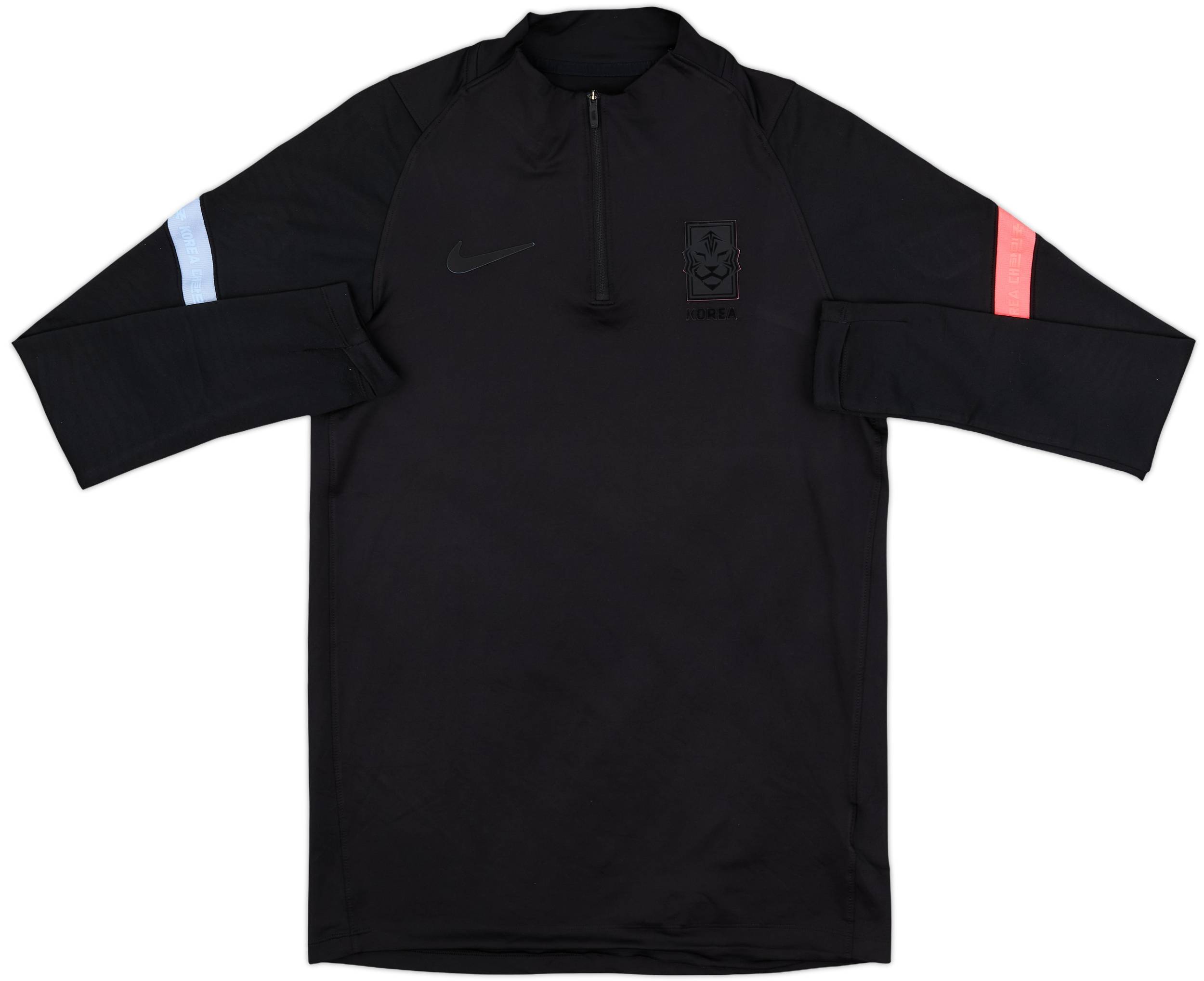 韓国代表　ドリルトップ 2020-21 South Korea Nike 1/4 Zip Drill Top - 6/10 - (M)