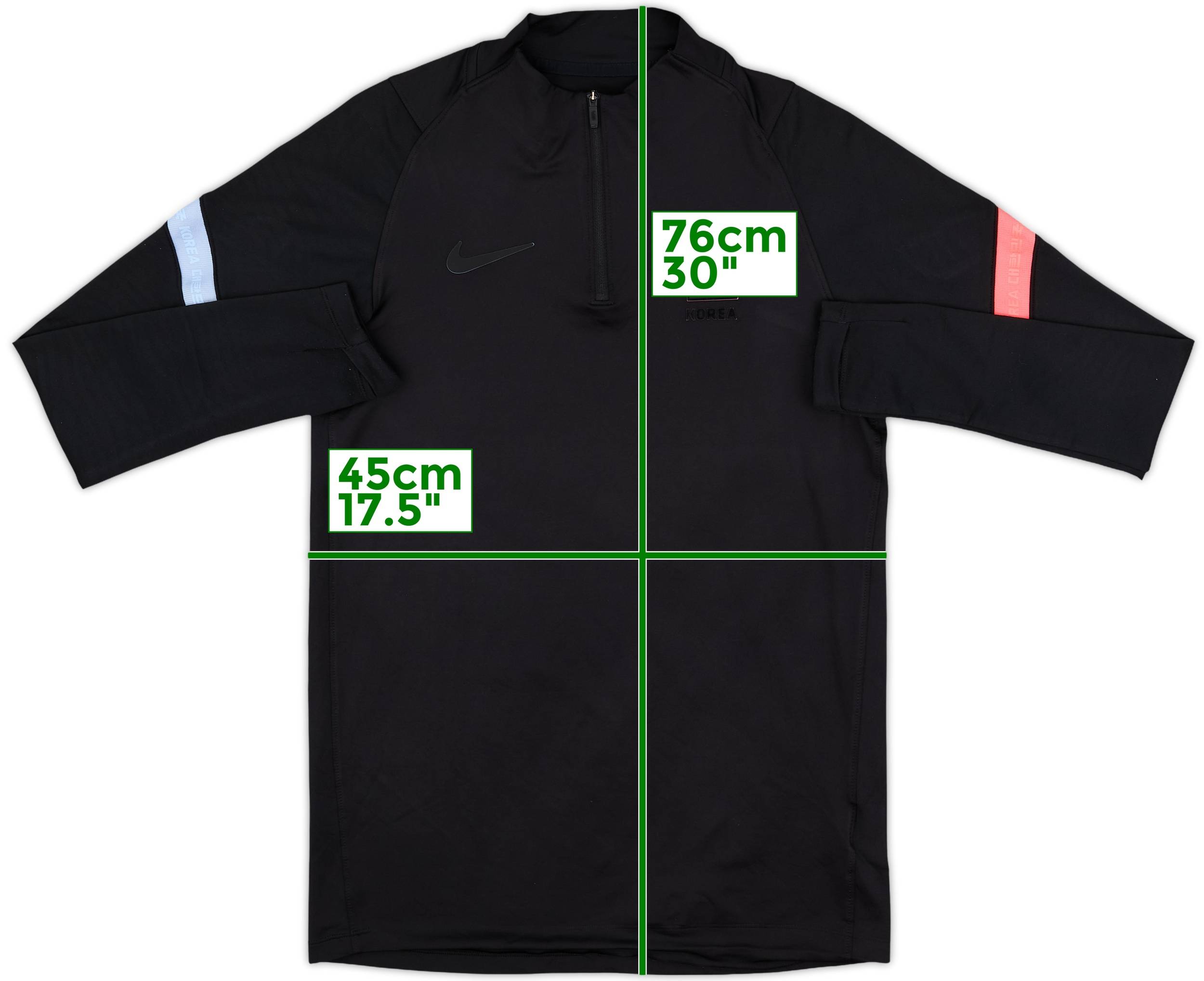 韓国代表　ドリルトップ 2020-21 South Korea Nike 1/4 Zip Drill Top - 6/10 - (M)
