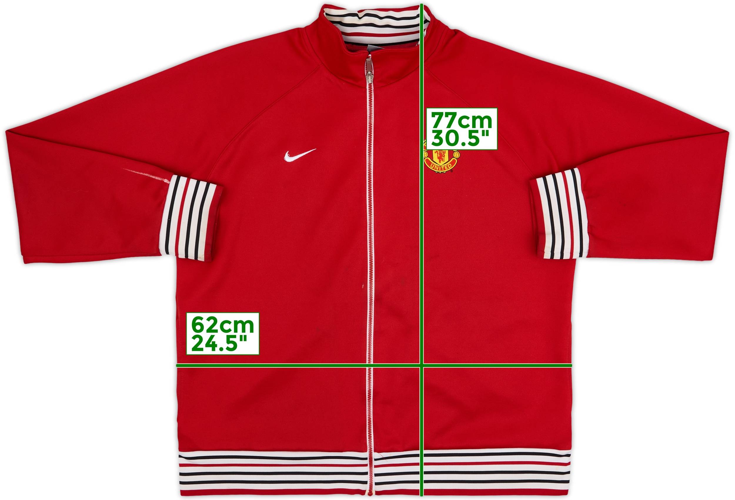 2006-07 Manchester United Nike Track Jacket - 8/10 - (XL)