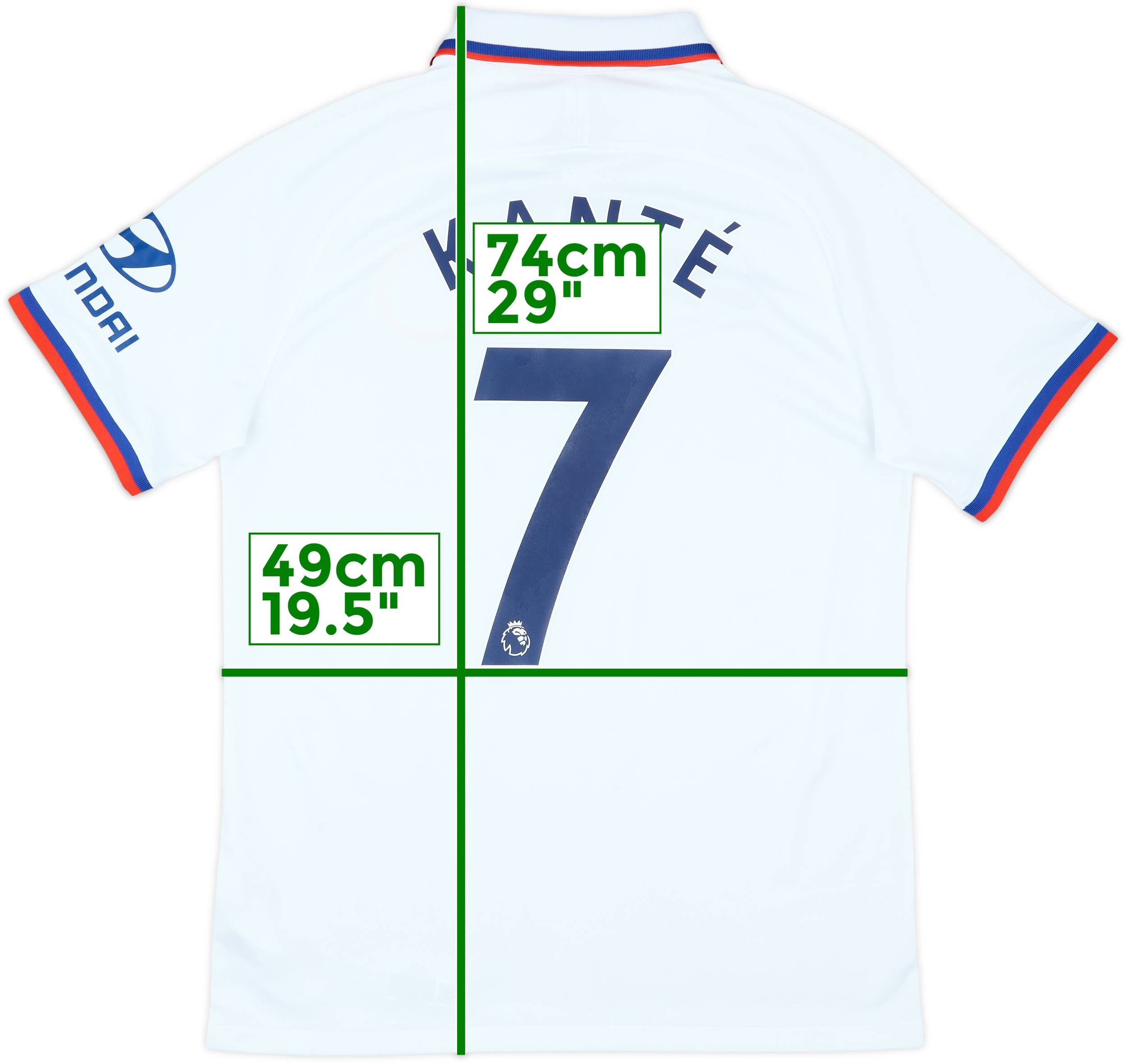 2019-20 Chelsea Away Shirt Kante #7 - 10/10 - (M)