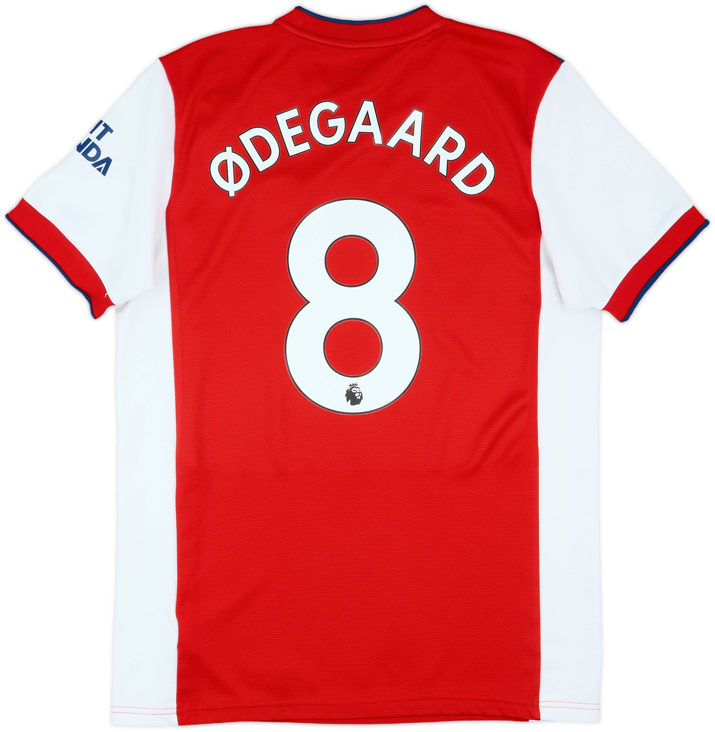 2021-22 Arsenal Home Shirt Odegaard #8 - 9/10 - (L)