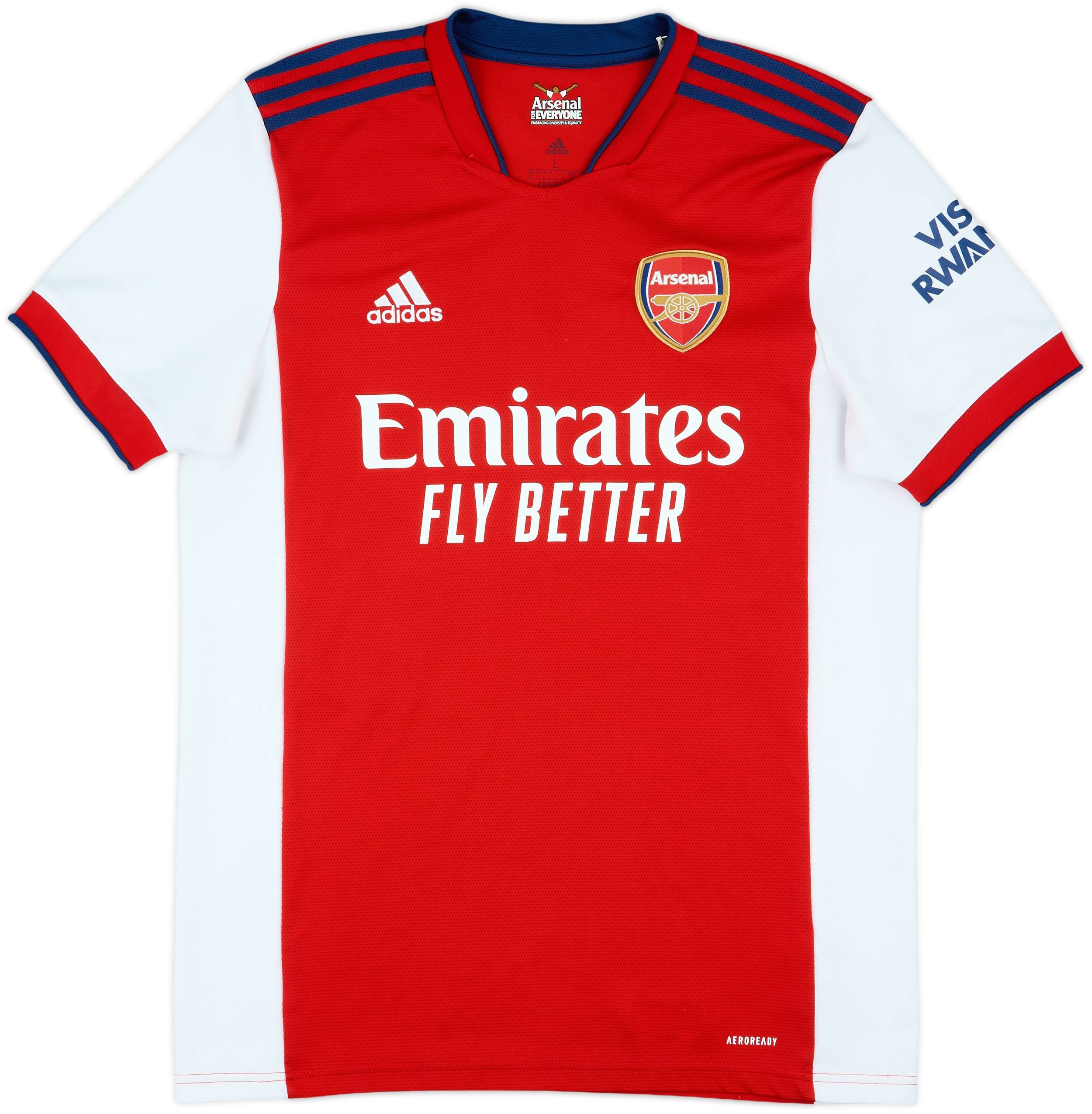 2021-22 Arsenal Home Shirt Odegaard #8 - 9/10 - (L)