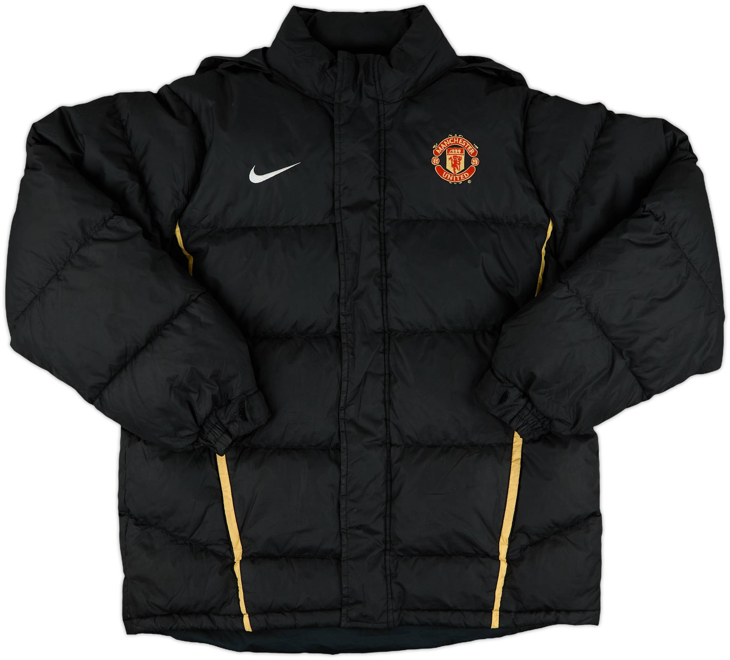ジャケット・アウター Error Fit Padded Bench Coat (BLACK) M 2008-09 Manchester United Nike Padded Bench Coat - 8/10 - (M)