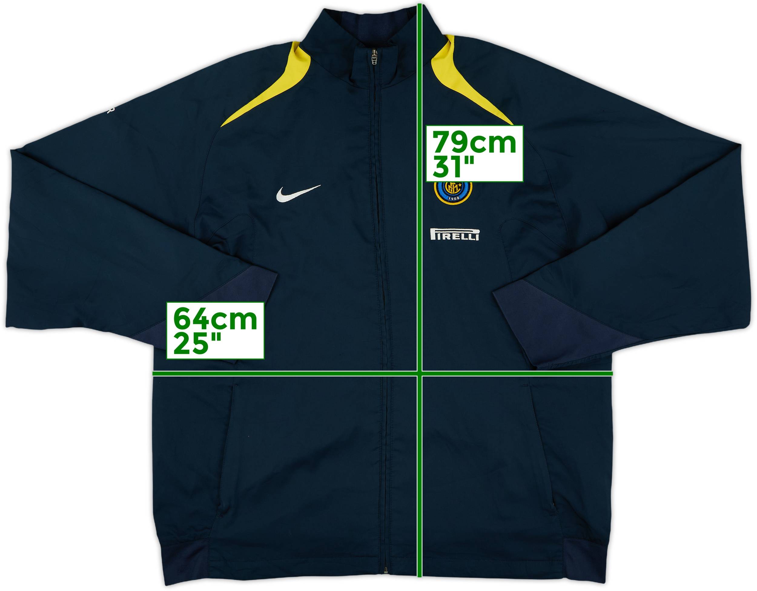 2005-06 Inter Milan Nike Track Jacket - 8/10 - (XL)