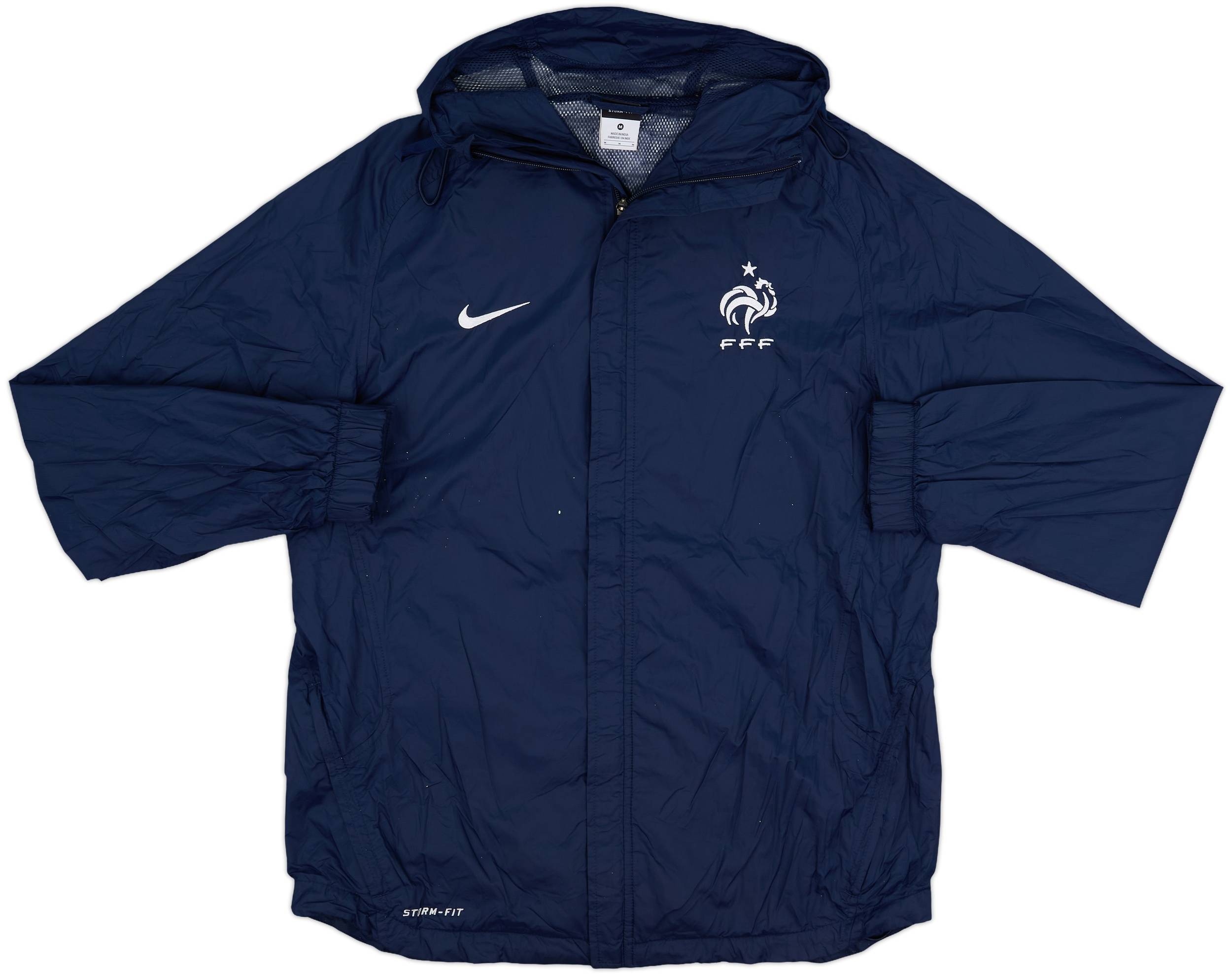 2011-12 France Nike Hooded Rain Jacket - 8/10 - (M) 2011-12 France Nike Hooded Rain Jacket - 8/10 - (M)
