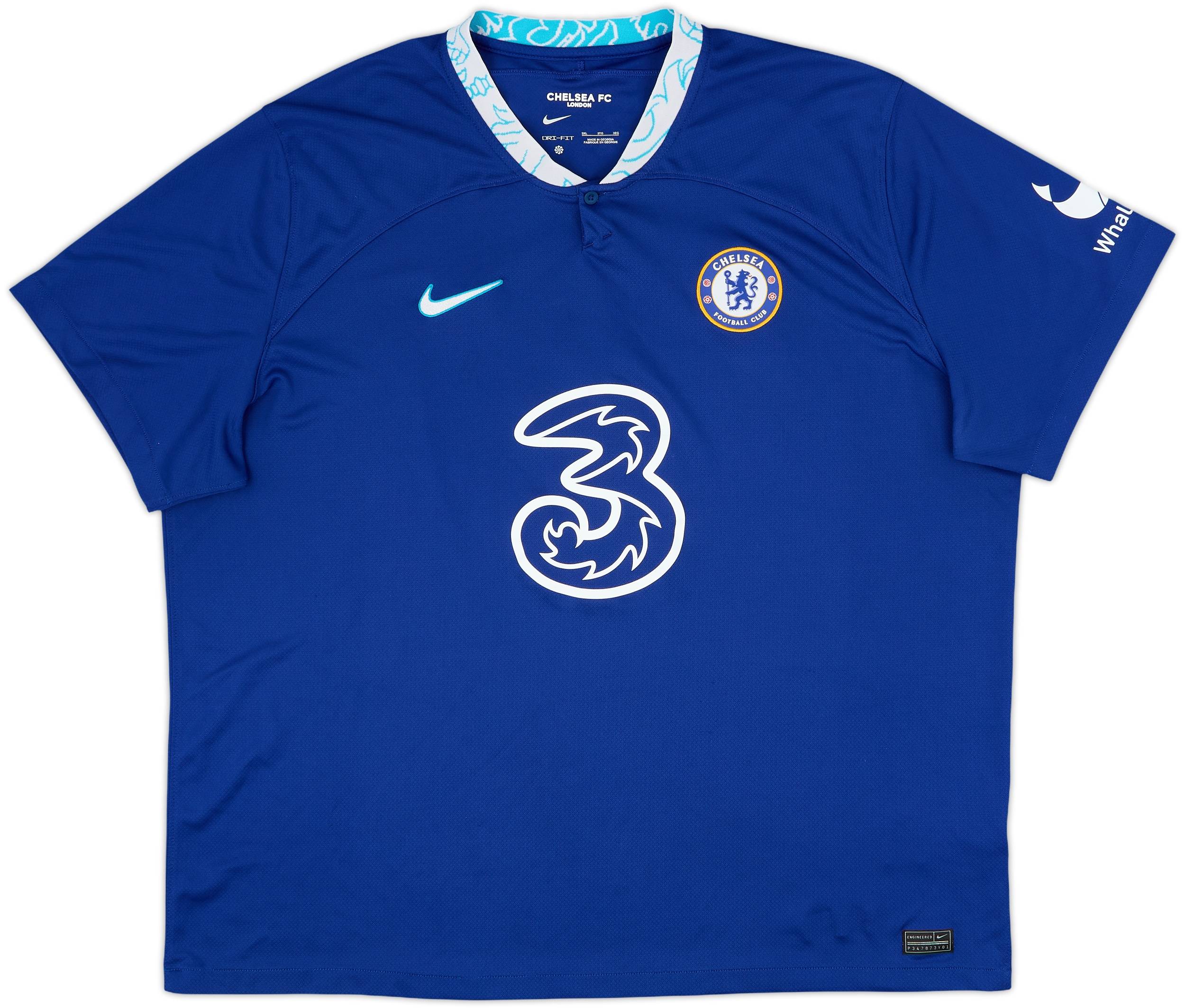 Chelsea FC MOUNT 19番シャツ 2021-22 Chelsea Authentic Home Shirt Mount #19 - 8/10 - (S)