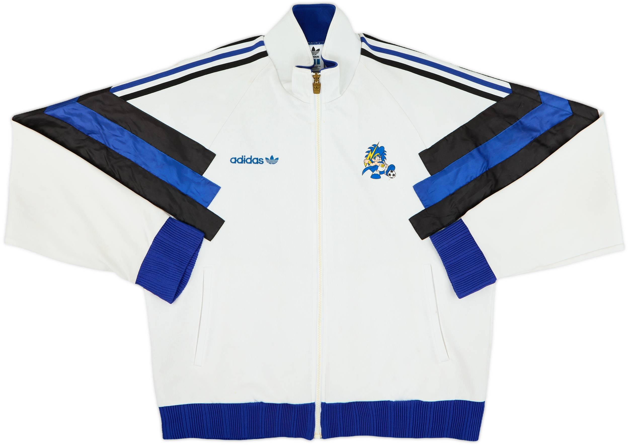 90's adidas アディダス GAMBA ガンバ大阪 ゲームシャツ 1993-94 Gamba Osaka adidas Track Jacket - 8/10 - (L)