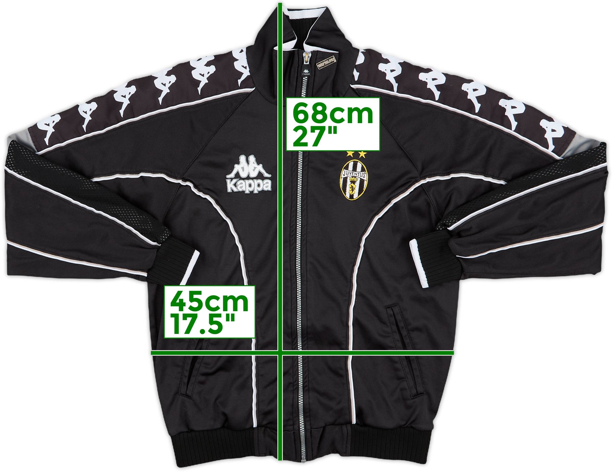 1998-99 90s Kappa Juventus トラックジャケット 1998-99 Juventus Kappa Track Jacket - 9/10 - (S)