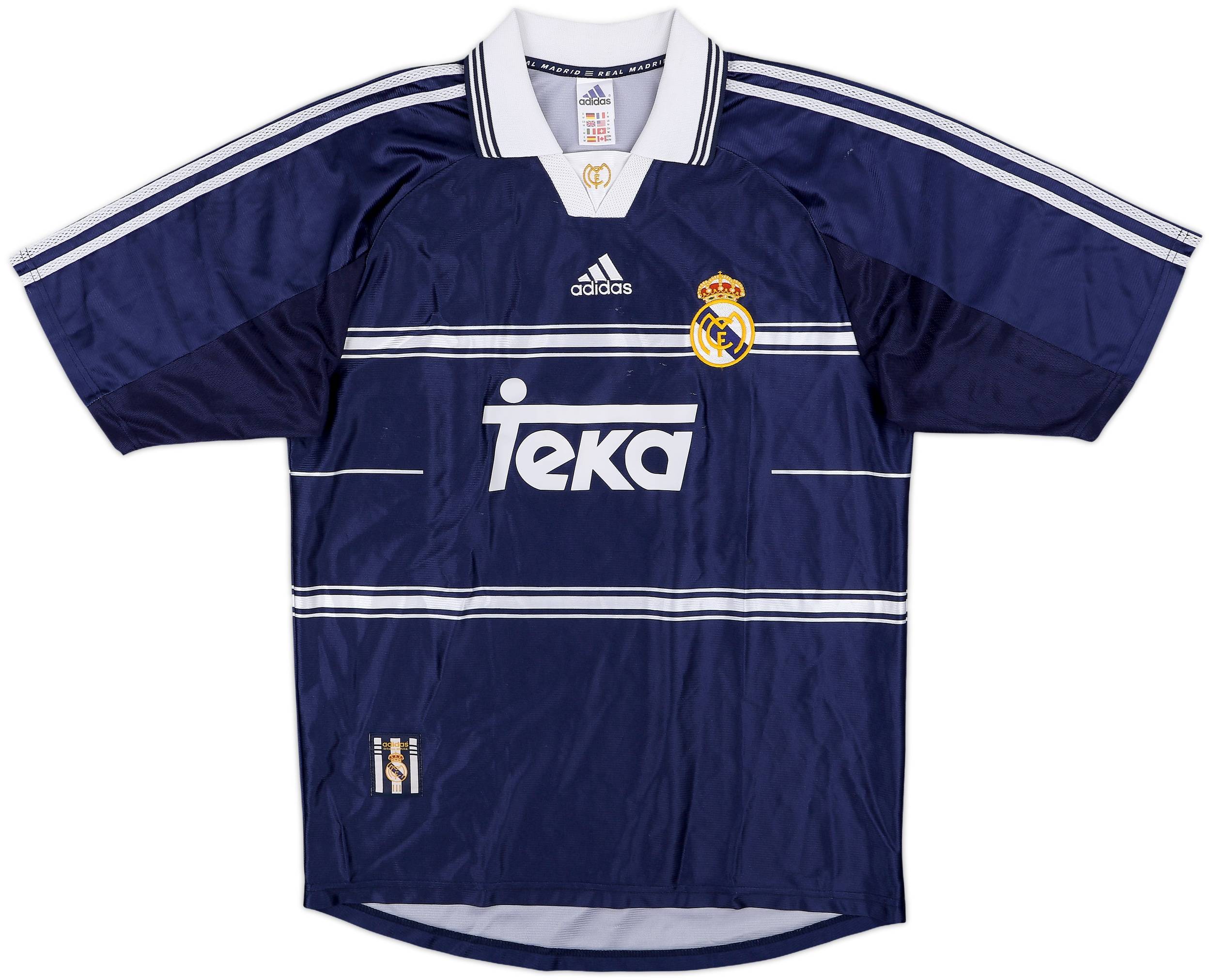 adidas Real Madrid GUTI.H 14 ユニフォーム S Real Madrid 2001-02 Anniversary Third Shirt (S) (Excellent