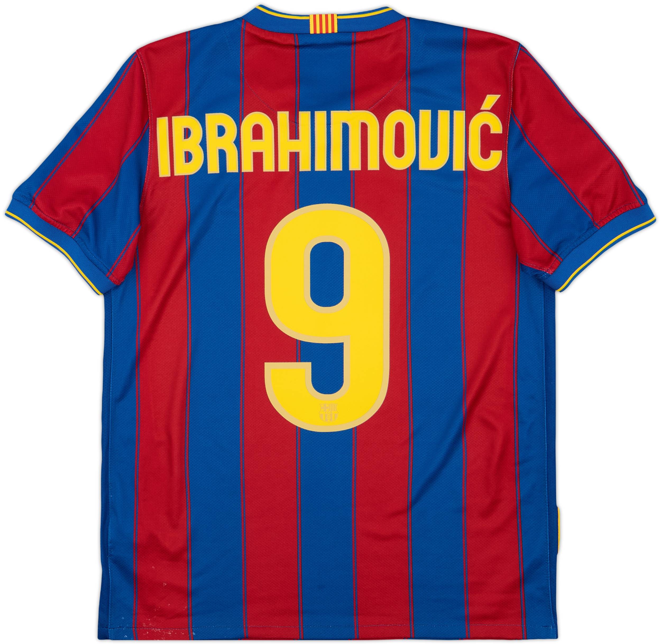 FC Barcelona Ibrahimović 9番シャツ FCB Official Barcelona S Jersey Soccer Football Ibrahimovic