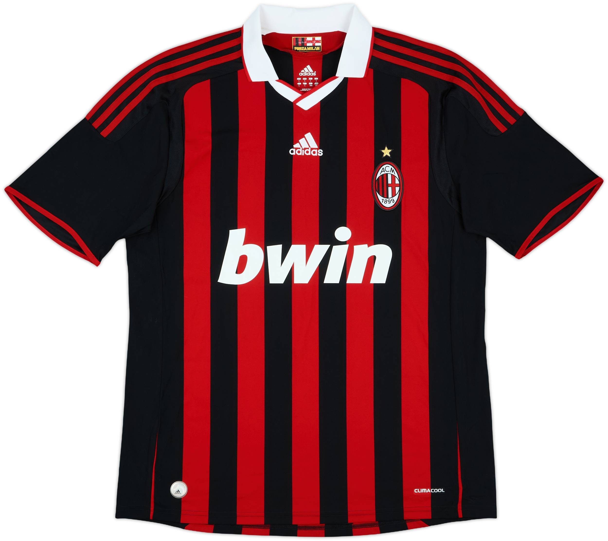 2009-10 AC Milan Home Shirt Pato #7 - 9/10 - (L)