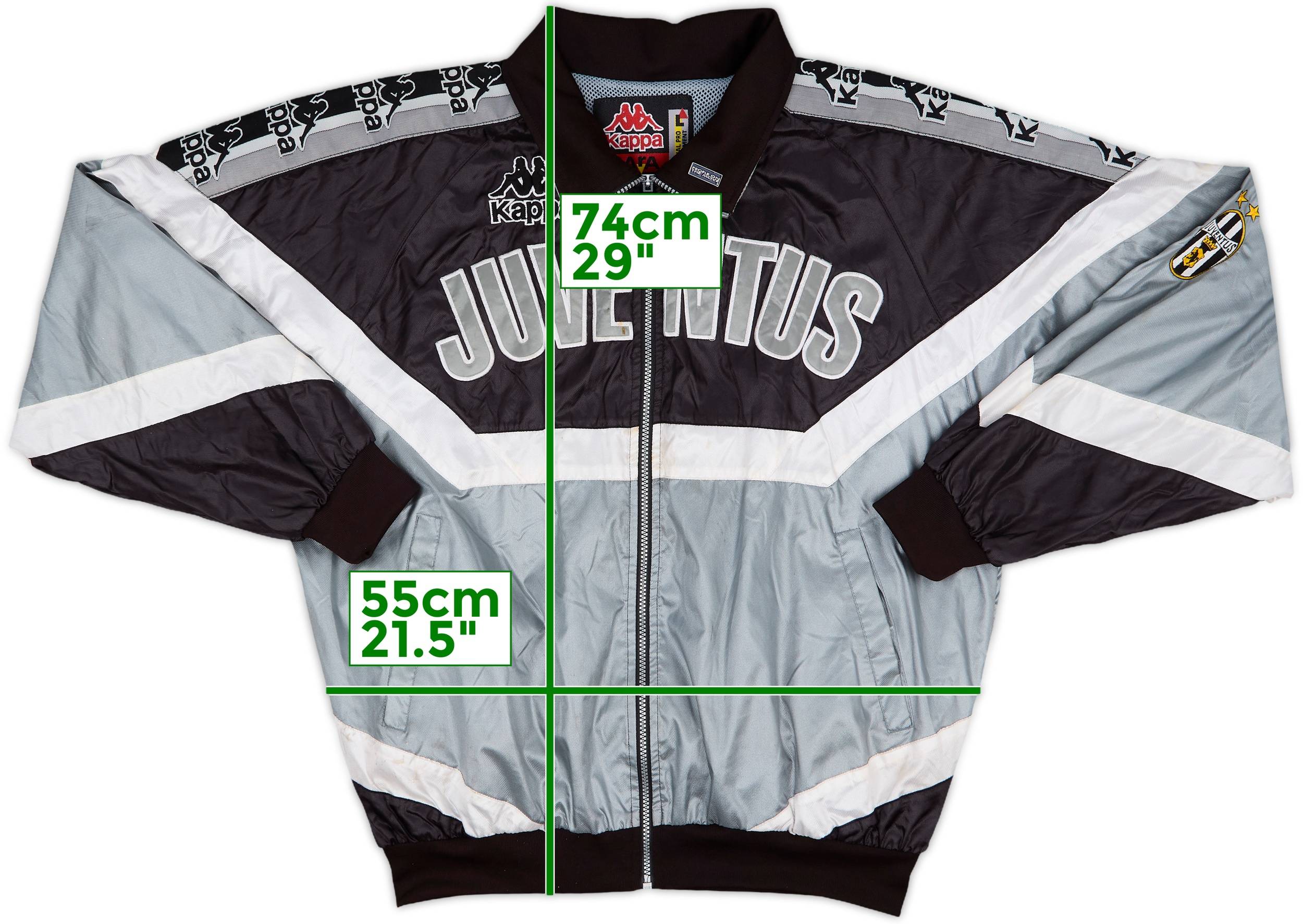 Kappa Juventus ジップアップジャケット RARE 90s Kappa Juventus FC Serie A Zip Up Track Jacket New