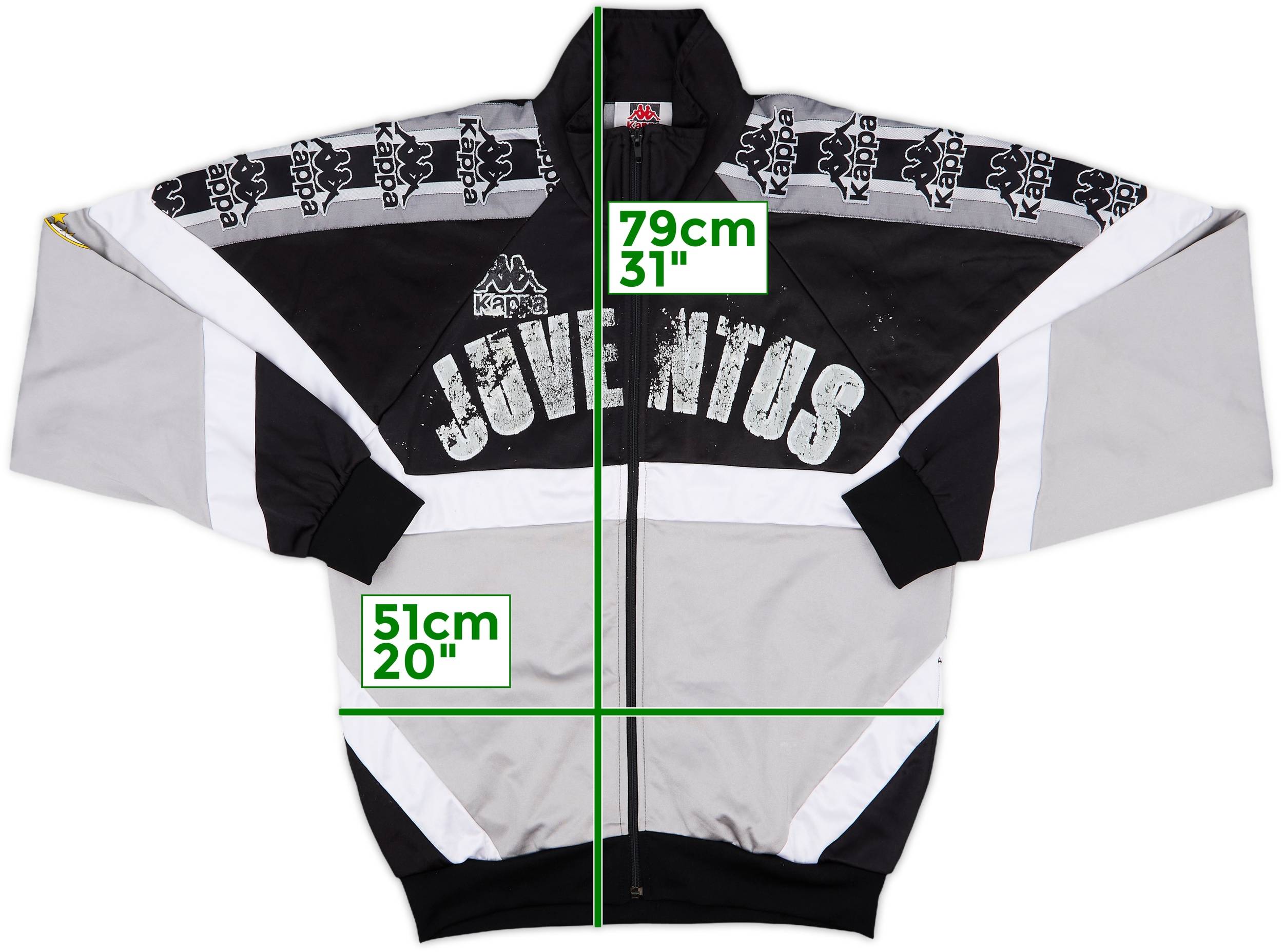 【90s Kappa Juventus track jacket 95-96】 1995-97 Juventus Kappa Track Jacket - 5/10 - (L)