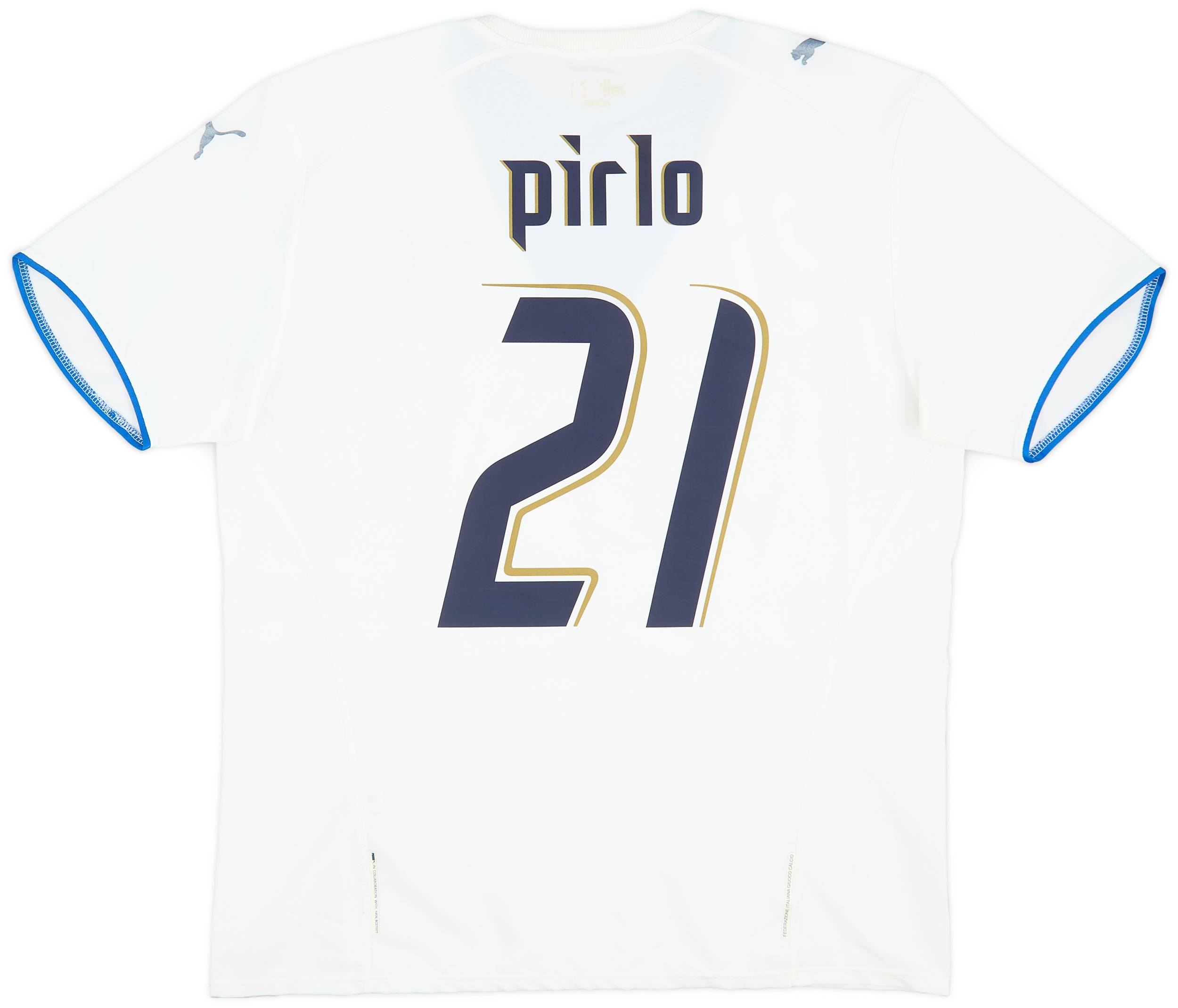 2006 Italy Away Shirt Pirlo #21 - 5/10 - (L)