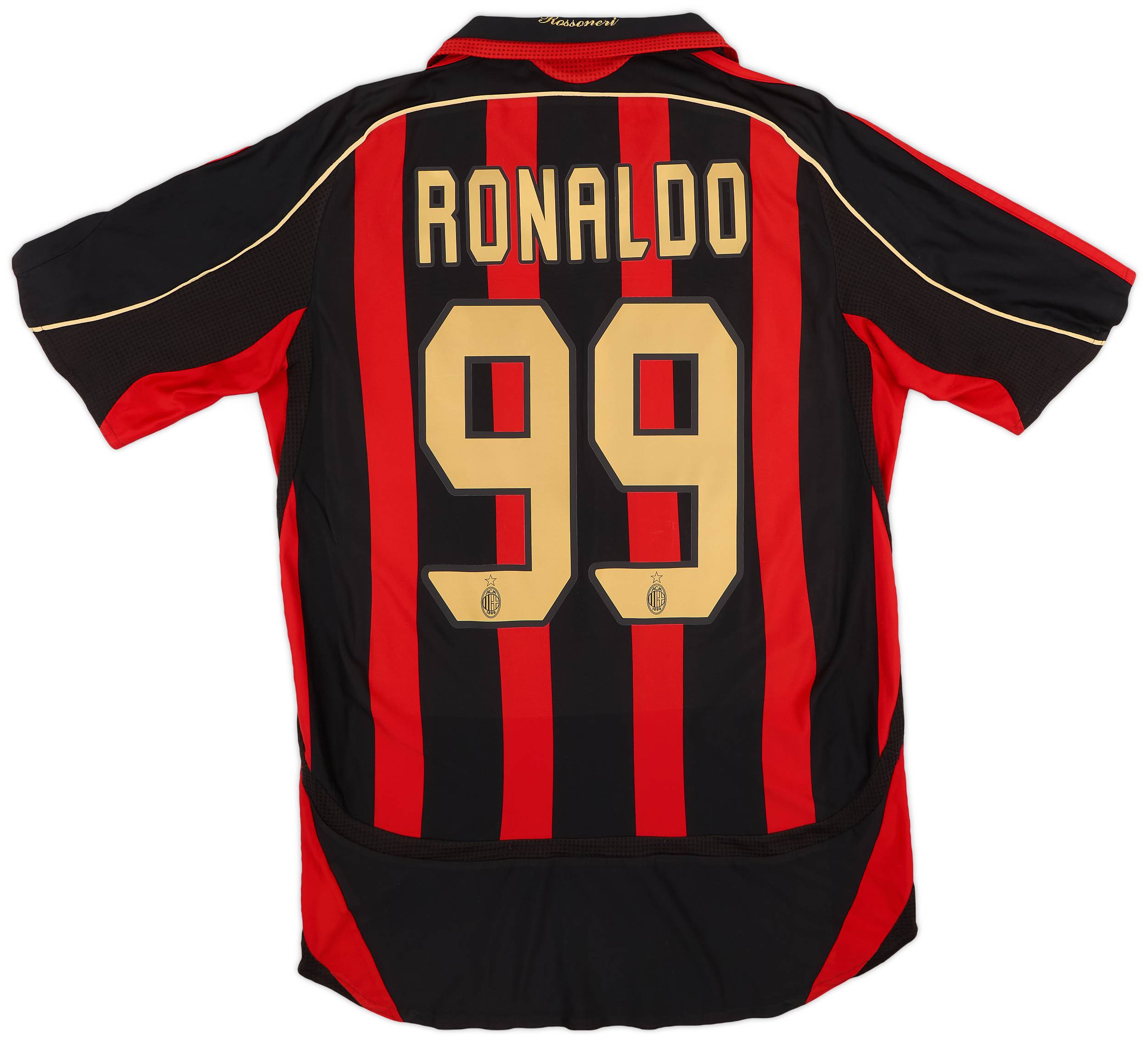 2006-07 AC Milan Home Shirt Ronaldo #99 - 5/10 - (M)