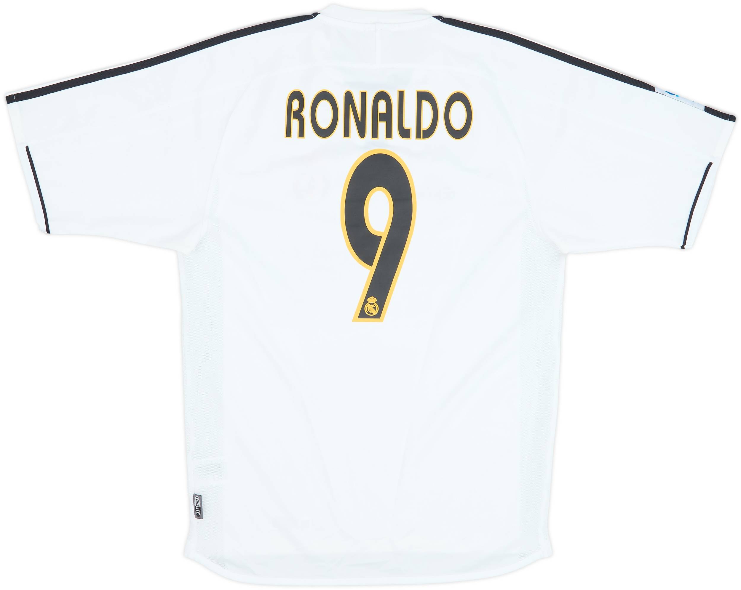 2003-04 Real Madrid Home Shirt Ronaldo #9 - 8/10 - (S)