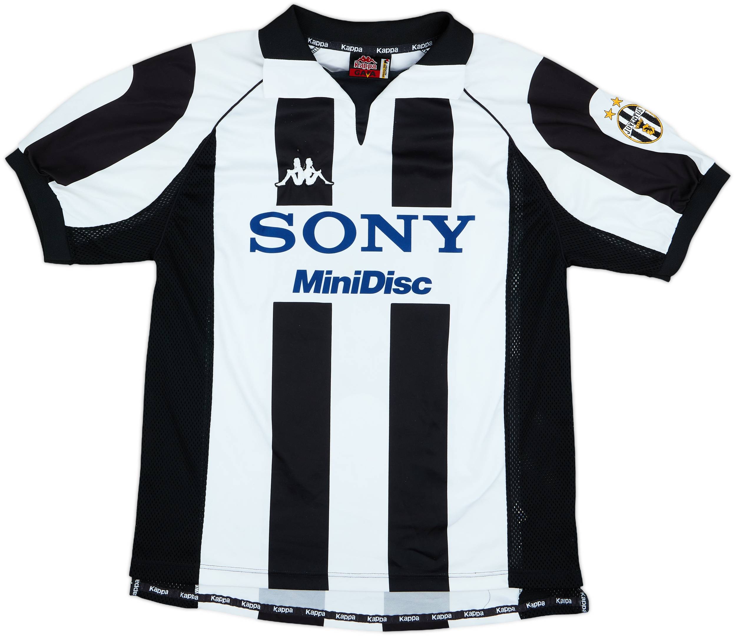 ピンズ付き★97-98★L★Juventus★サッカーユニフォーム★Kappa 1997-98 Juventus Centenary Home Shirt Zidane #21 - 7/10 - (L)
