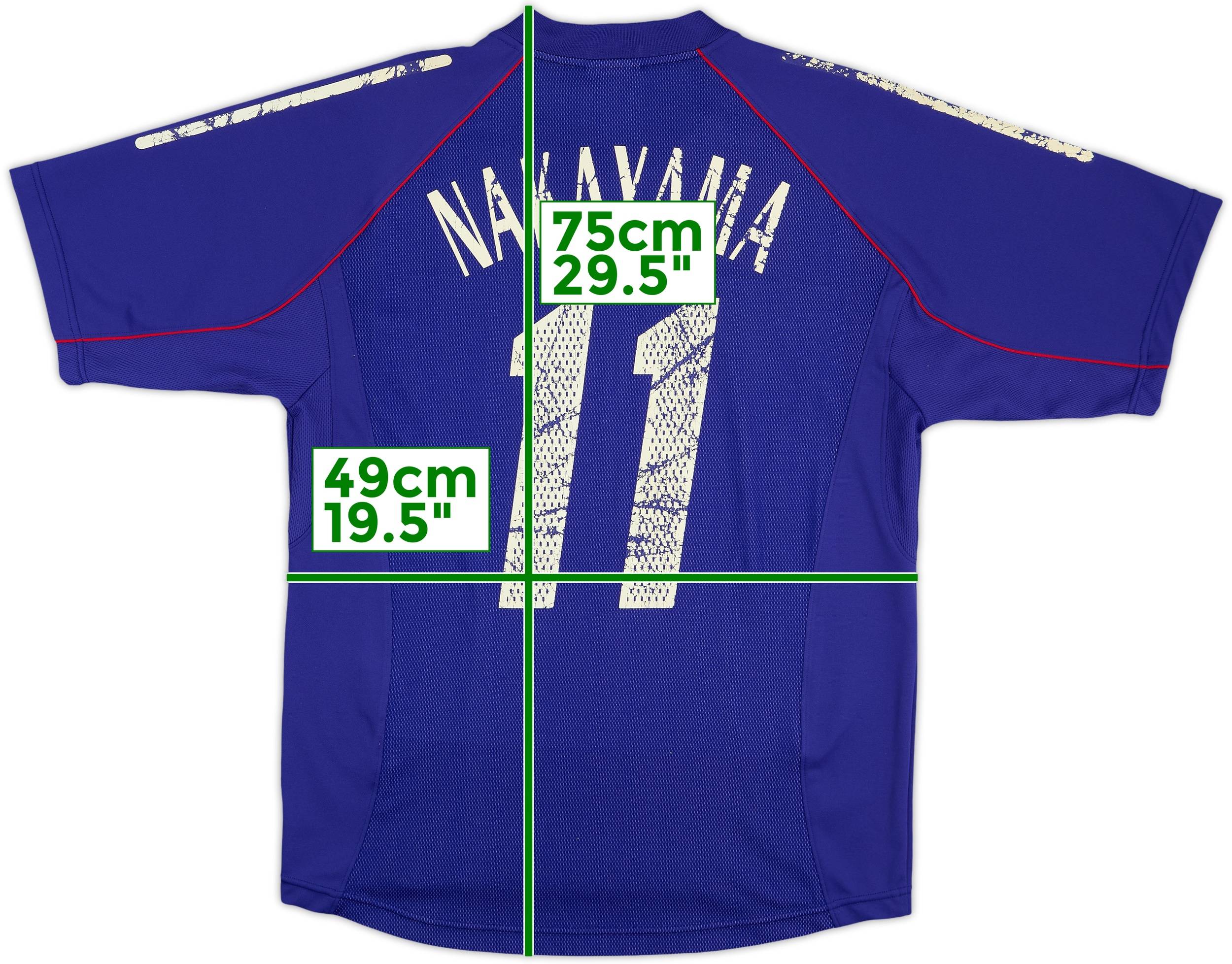 2002-04 Japan Home Shirt Nakayama #11 - 4/10 - (M)