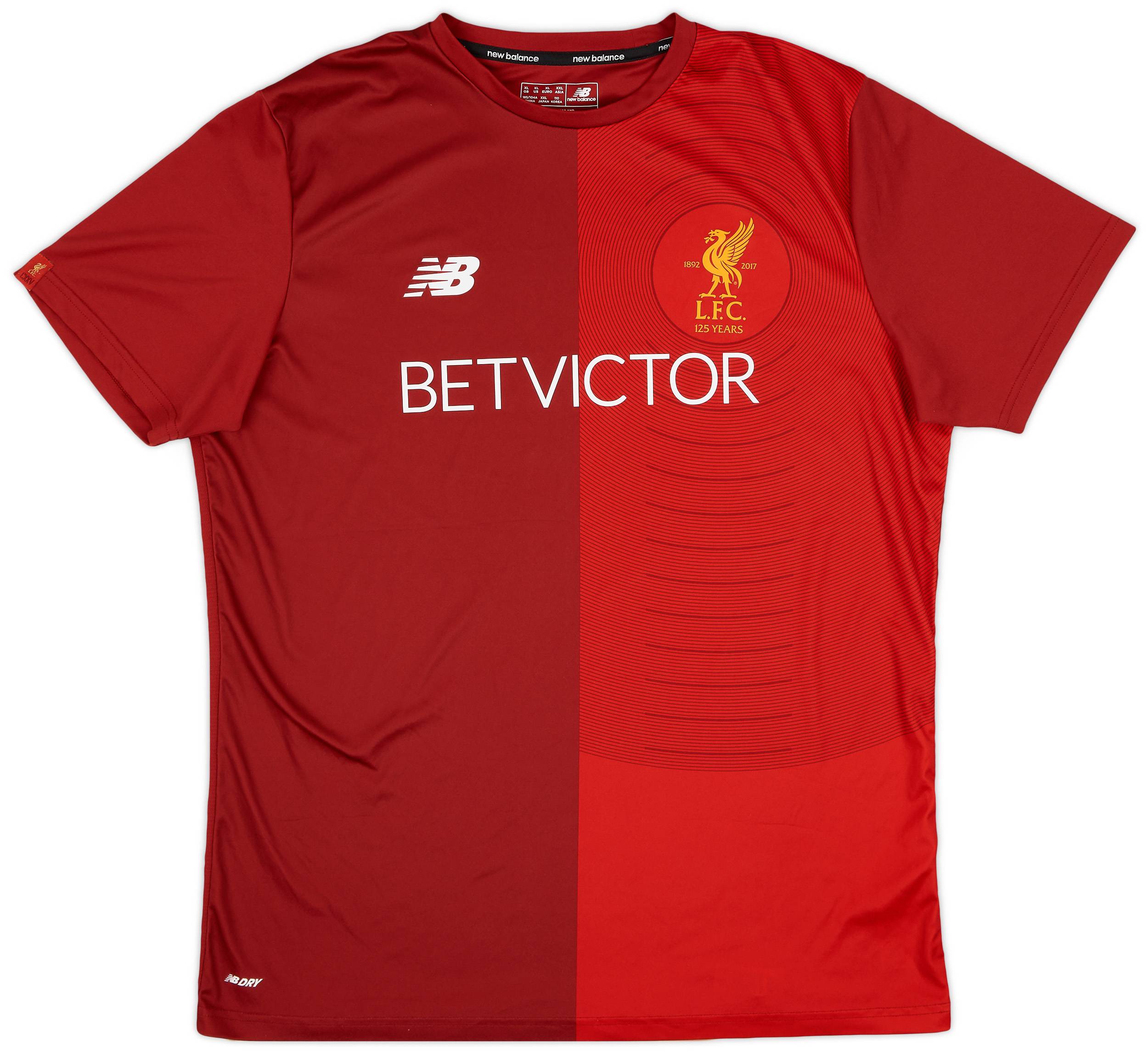 2017-18 Liverpool New Balance Training Shirt - 9/10 - (XL)