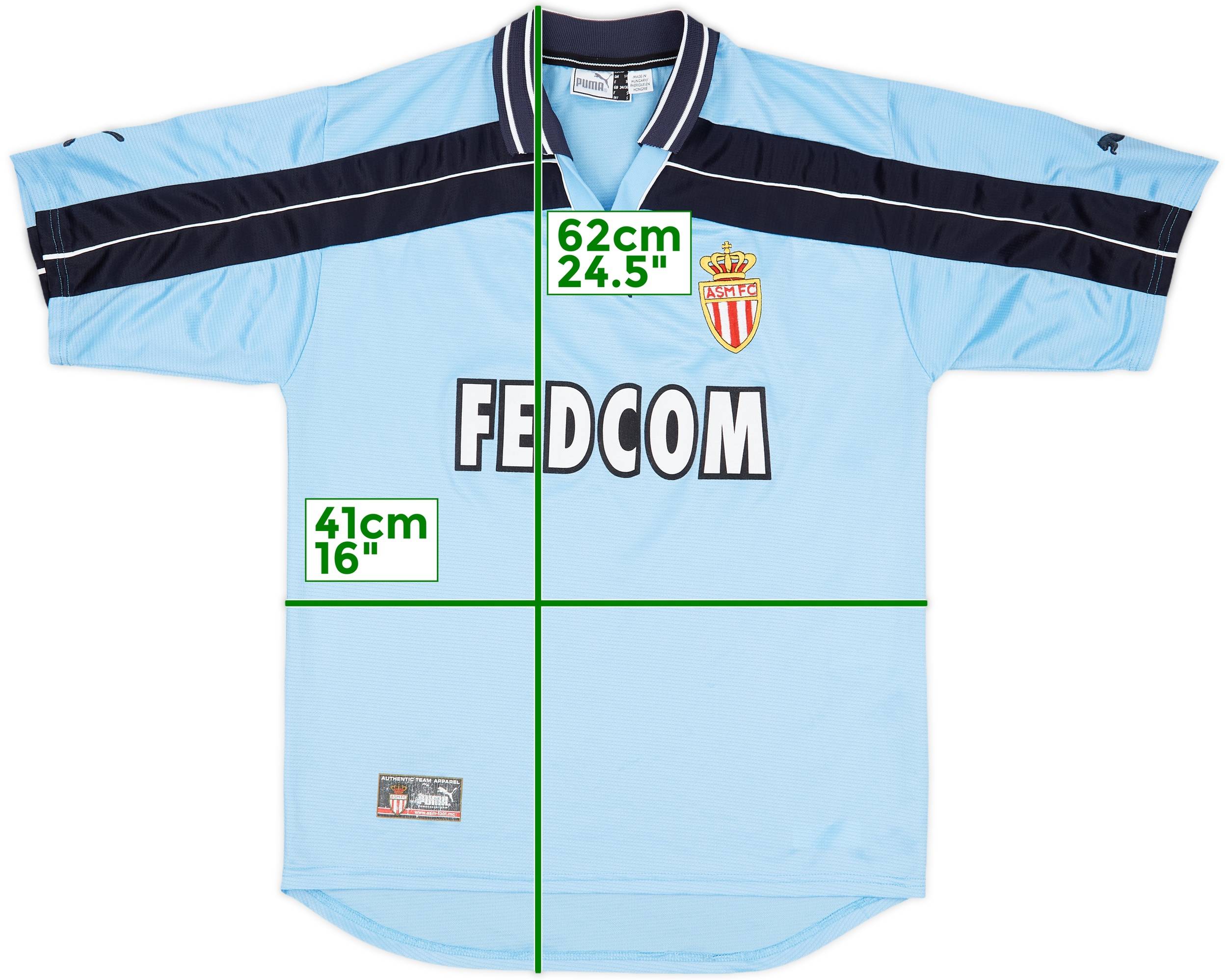 2001-02 Monaco Away Shirt 7/10 (S)