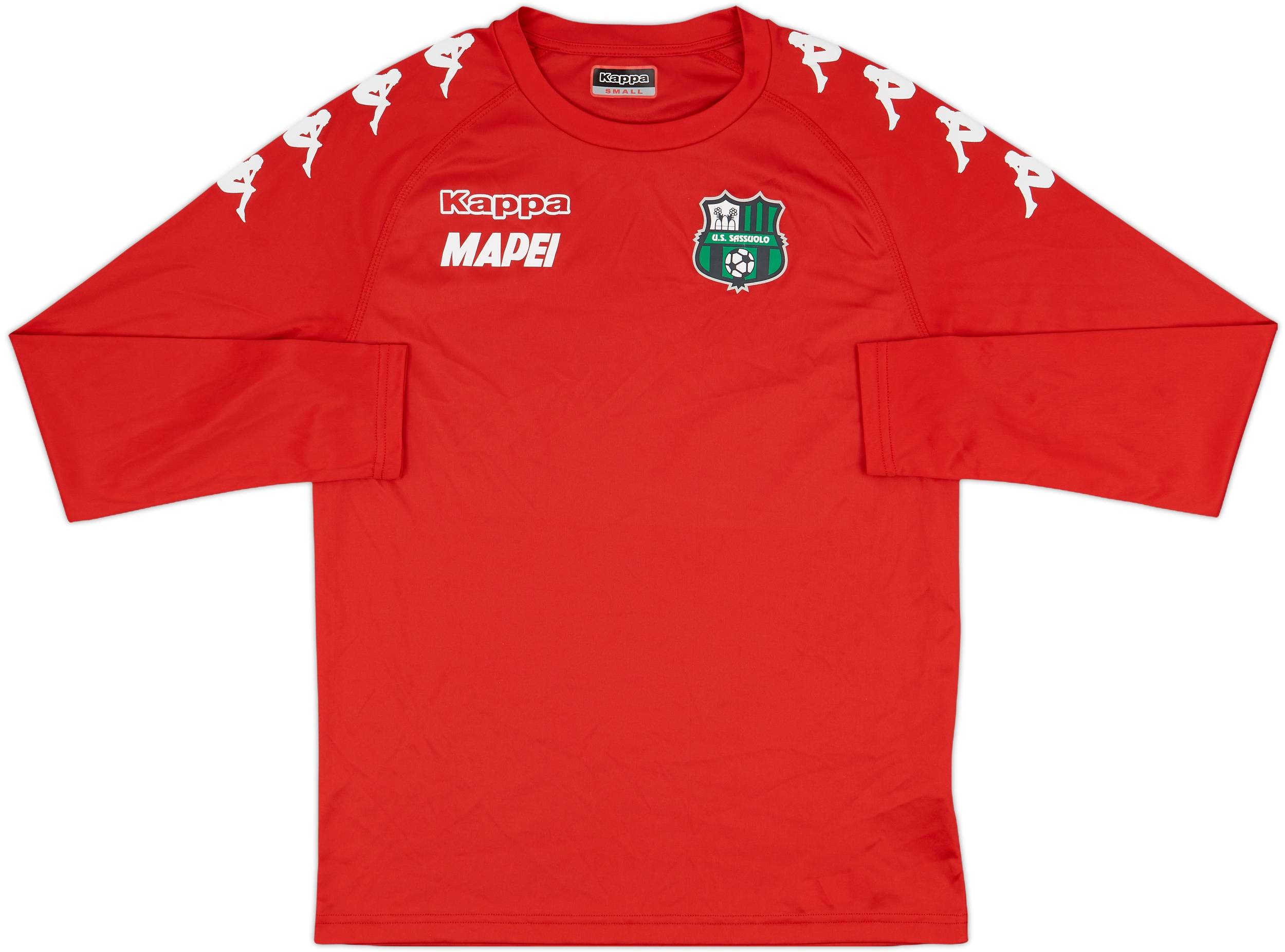 2019-20 Sassuolo Camp Kappa Training L/S Shirt - 8/10 - (S)