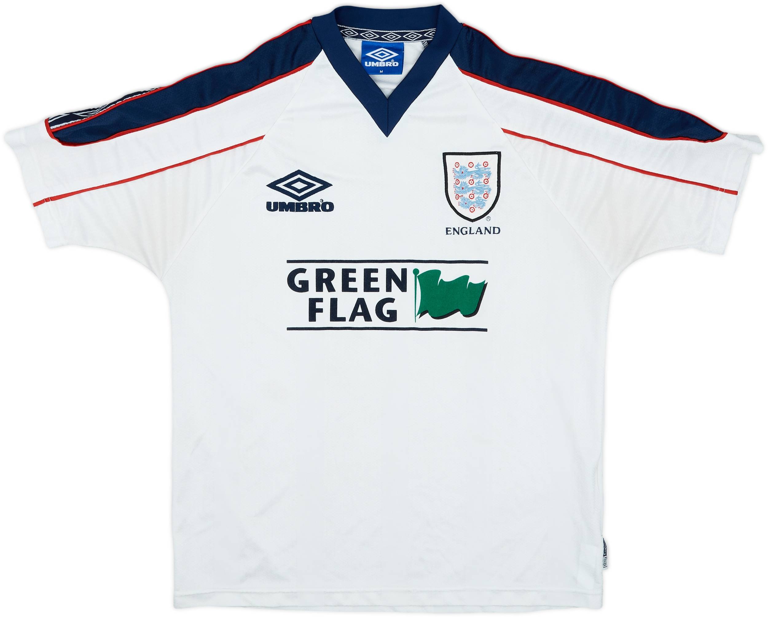 1998 England Umbro Training Shirt - 8/10 - (M)