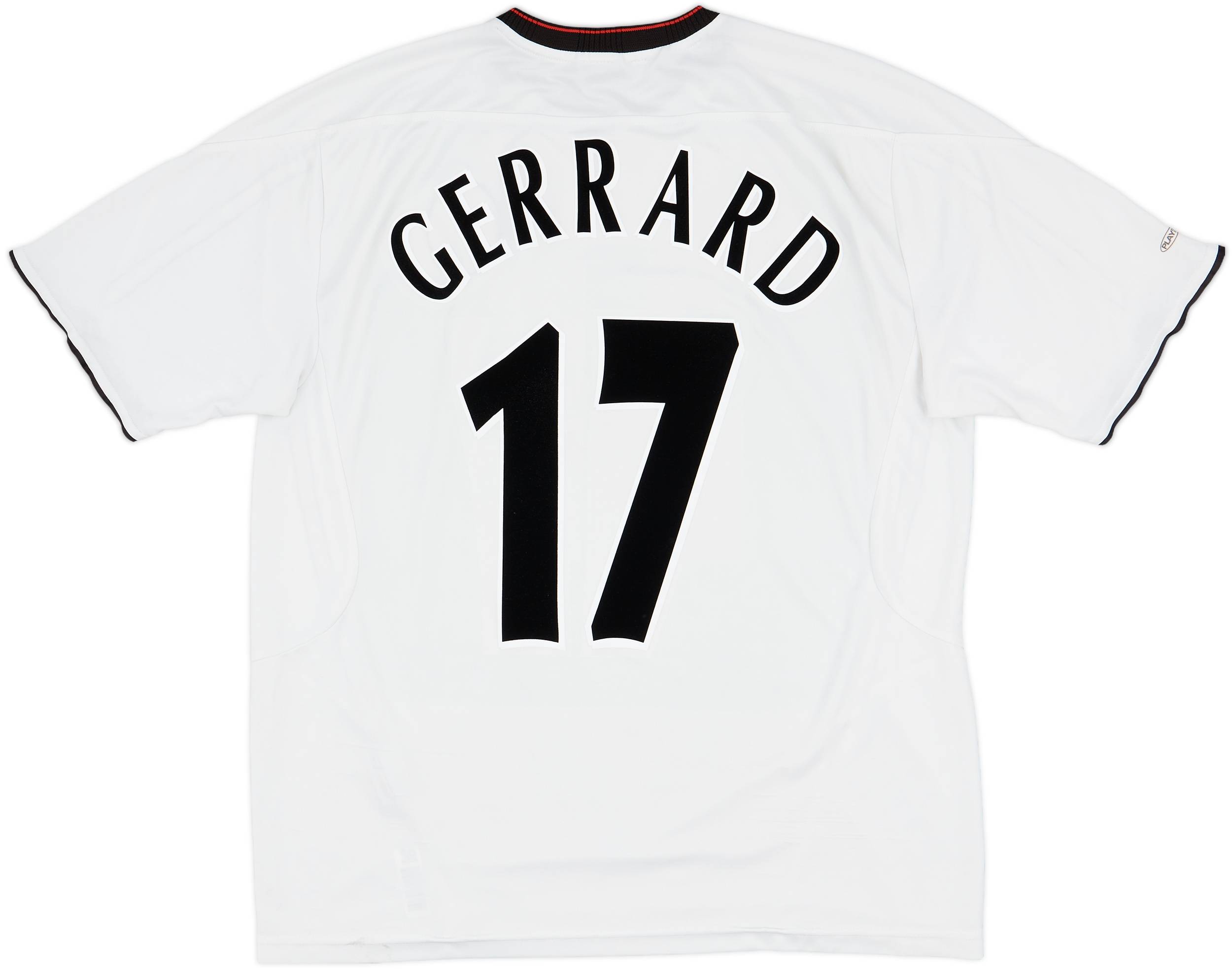 2003-04 Liverpool Away Shirt Gerrard #17 - 6/10 - (L)