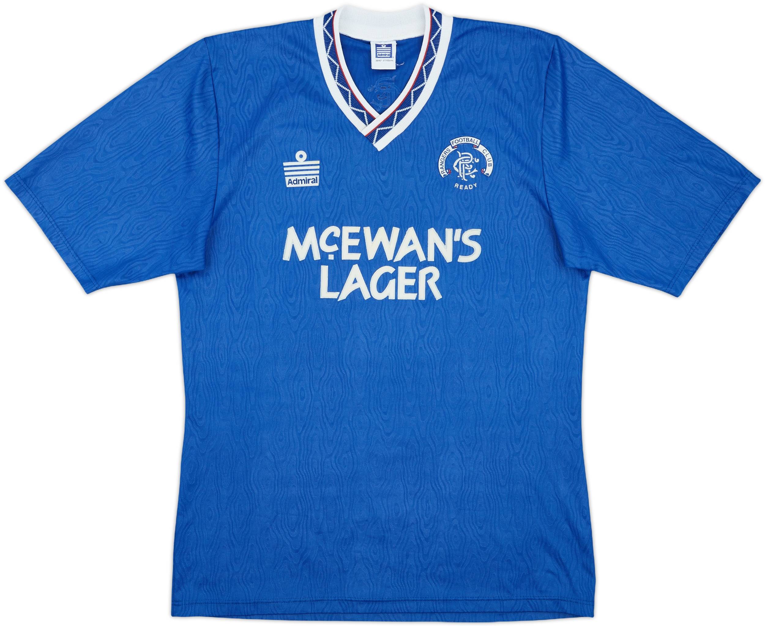 1990-92 Rangers Home Shirt - 9/10 - (M)