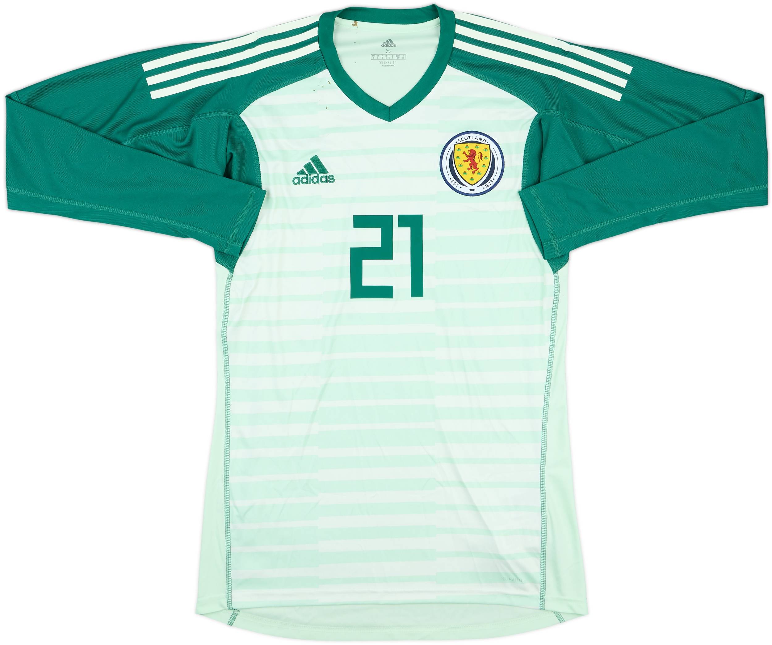 2018-20 Scotland GK Shirt #27 - 6/10 - (S)