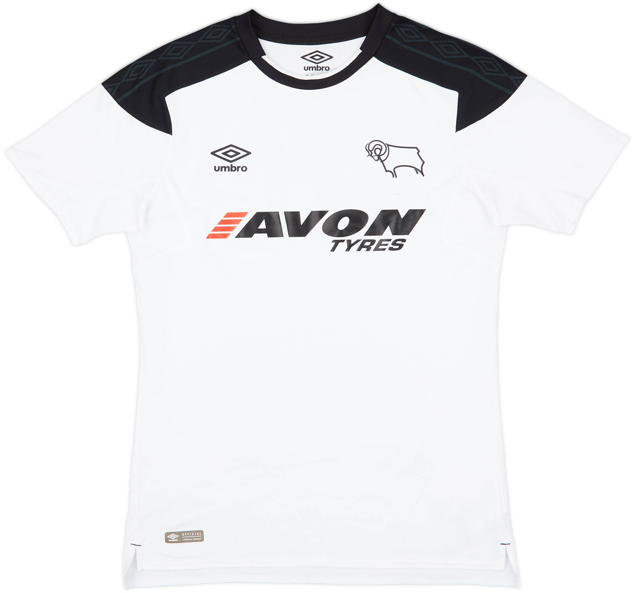 2017-18 Derby County Home Shirt - 8/10 - (S)