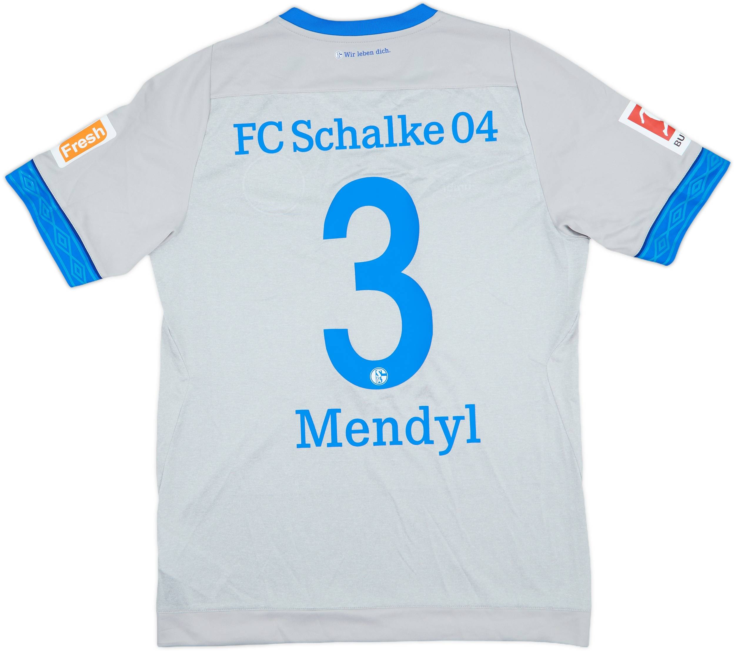2018-19 Schalke Away Shirt Mendyl #3- 5/10 - (M)