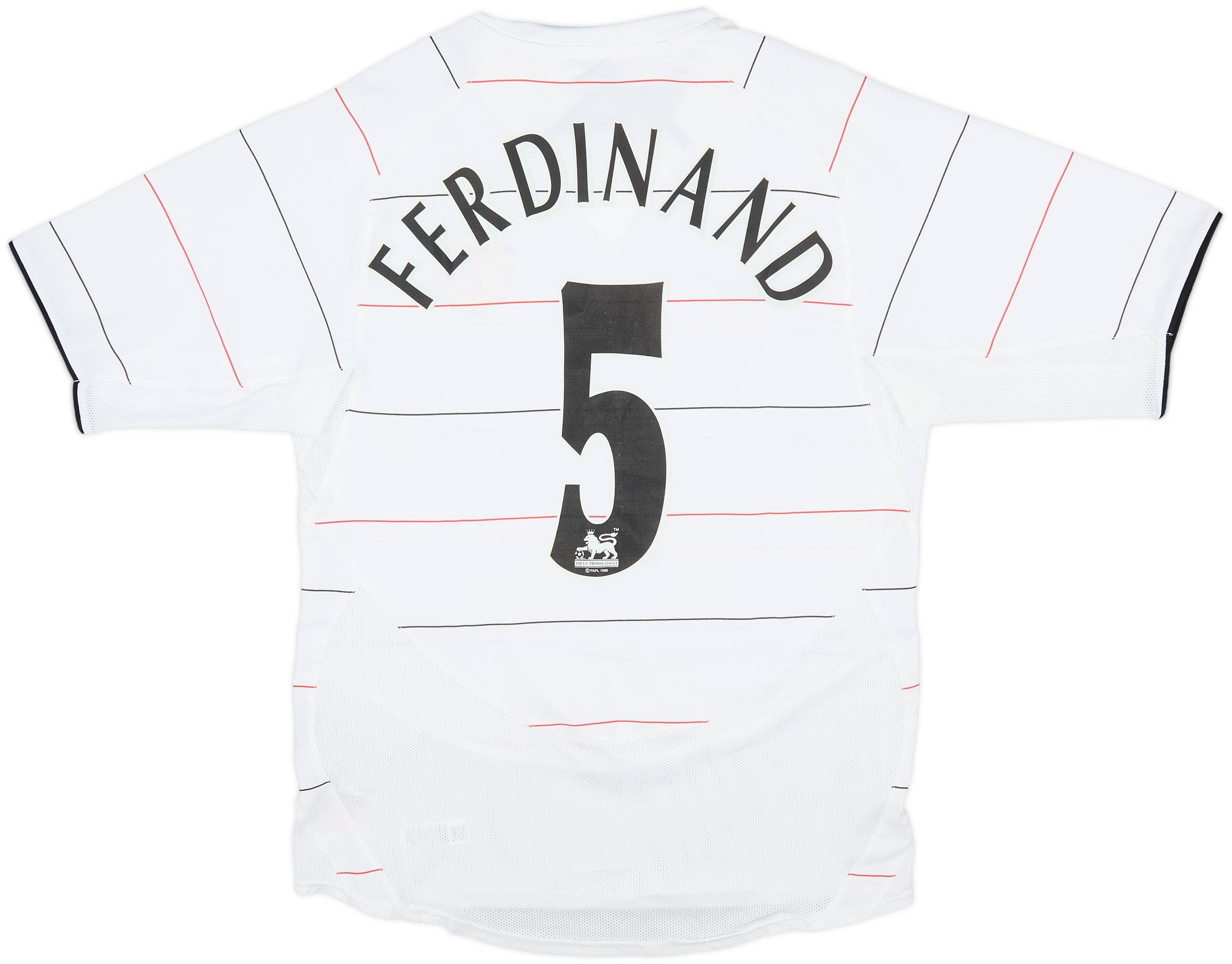 2003-05 Manchester United Third Shirt Ferdinand #5 - 8/10 - (S)